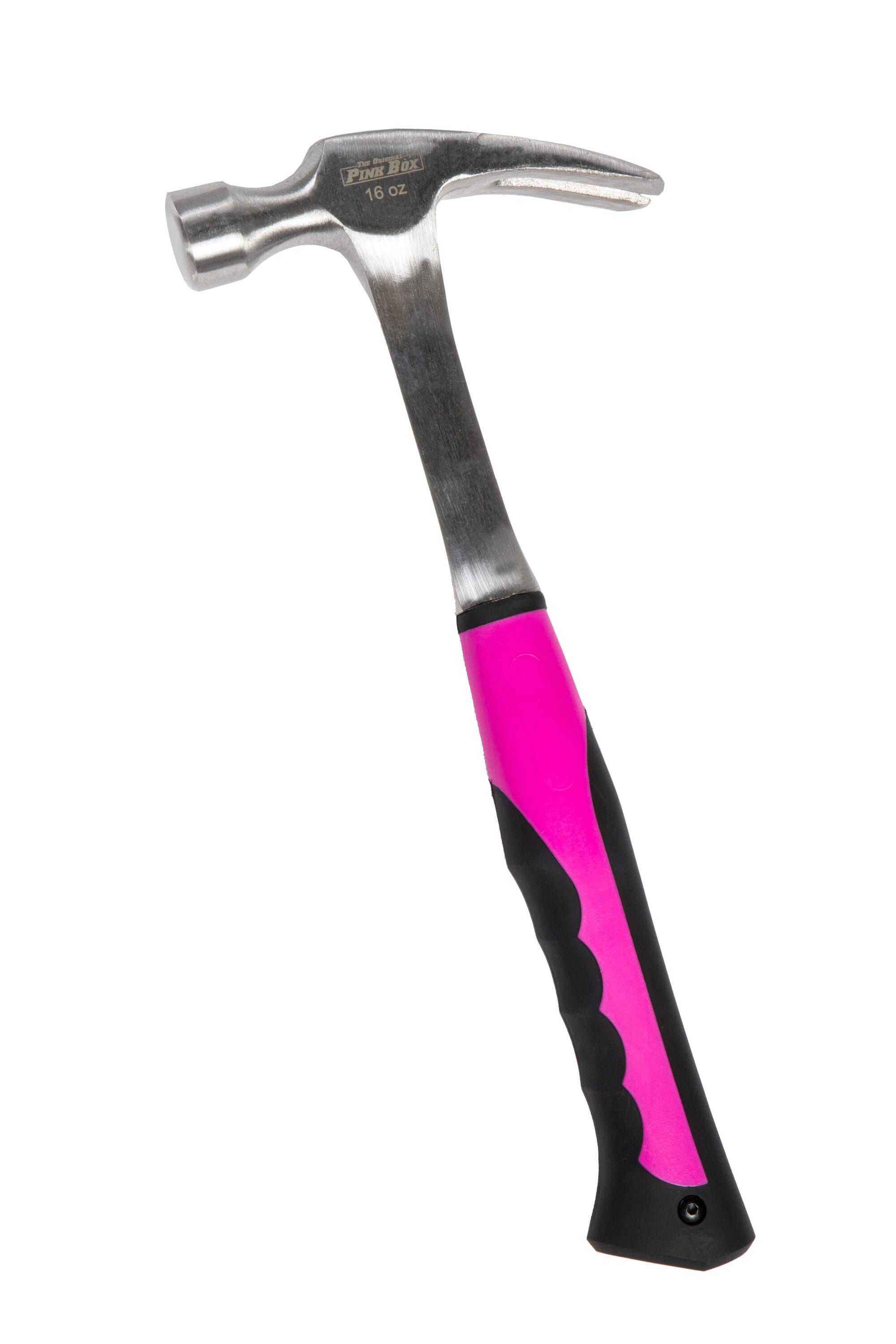 The Original Pink Box 16-oz Smooth Face Steel Head Steel Rip Claw Hammer in the  Hammers department at