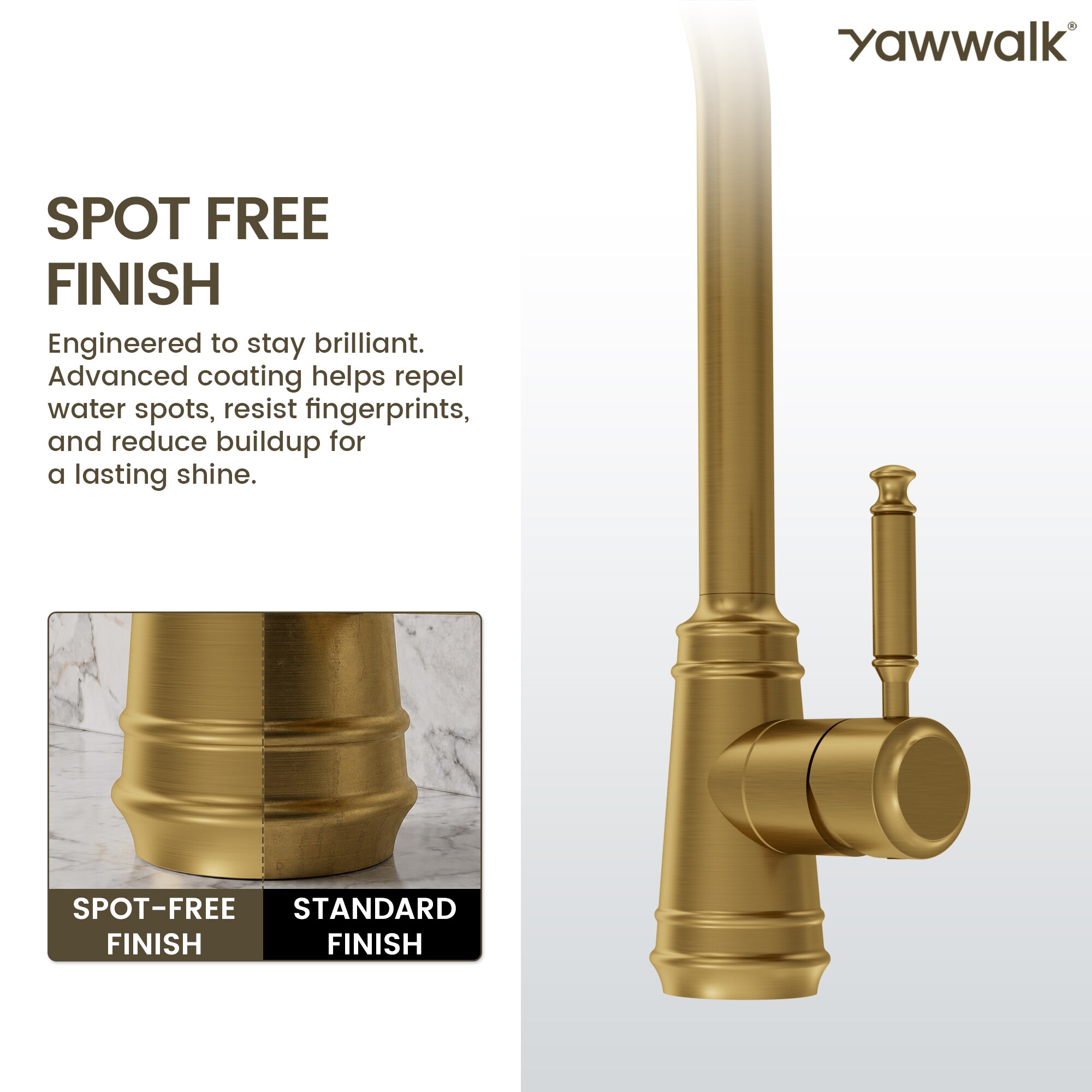 YAWWALK Y13W44K-BG Kitchen-Faucets - View #5