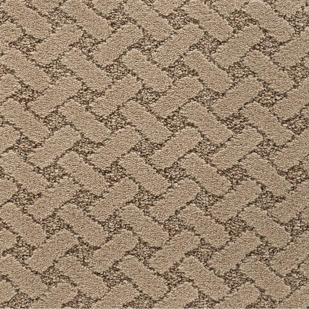STAINMASTER STP63-12-L015 Mellow Step Cancun Brown 38-oz sq yard Polyester Pattern Indoor Carpet