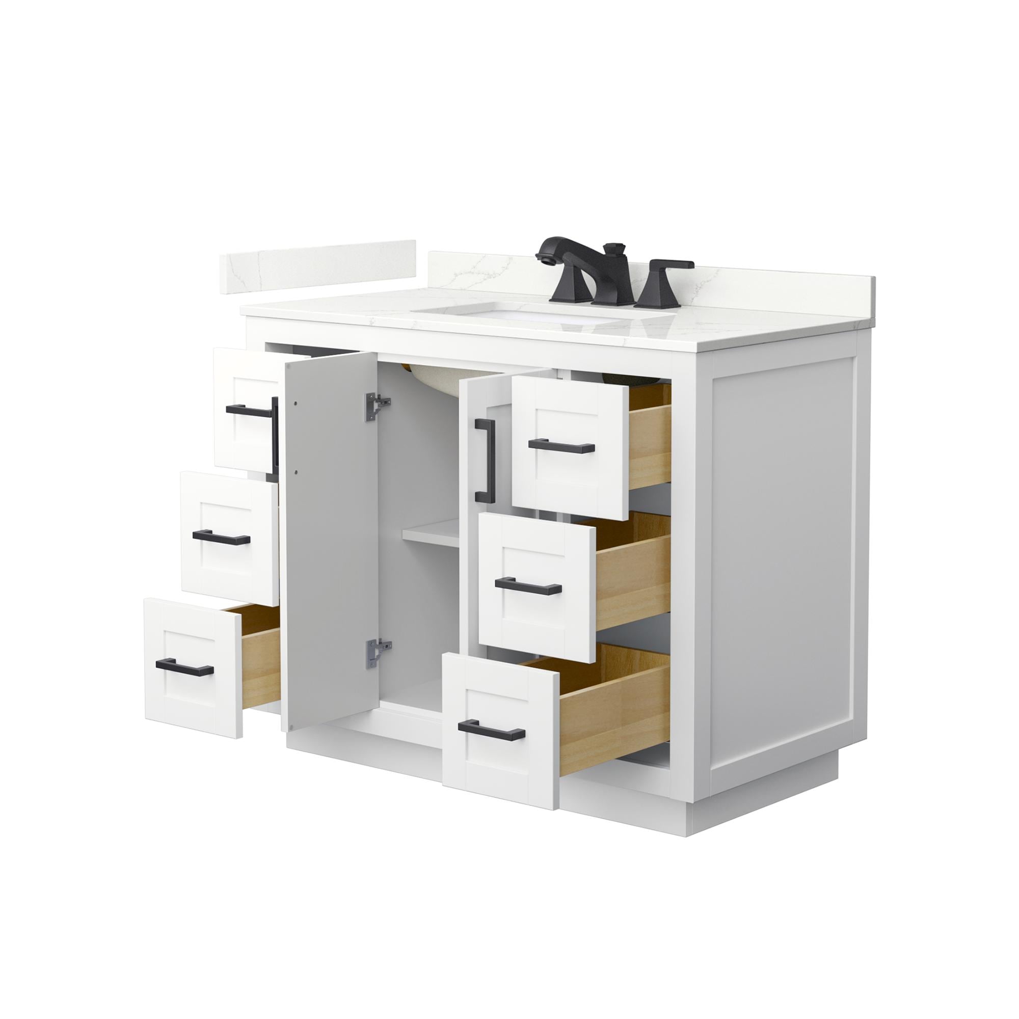 Wyndham Collection WCF292942SWBGTUS3MXX Bath-Vanity-Combo - View #3