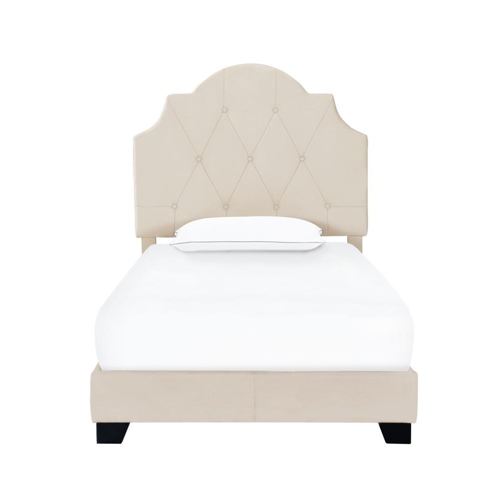 tufted twin bed