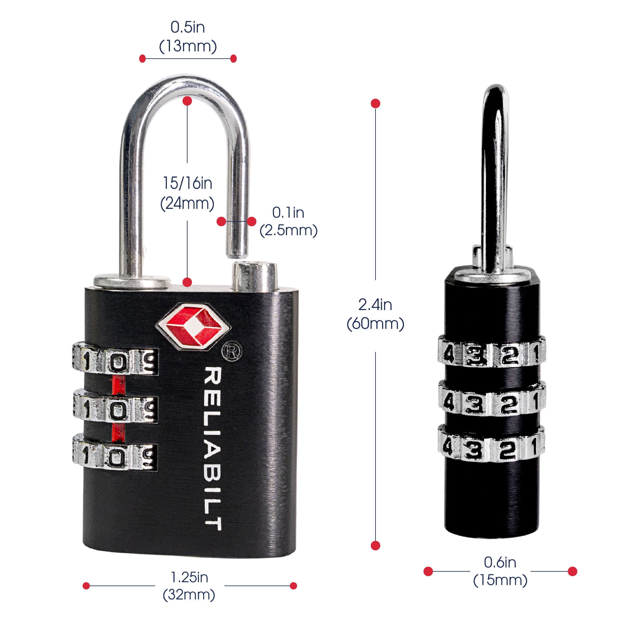 RELIABILT AH35048L Padlocks-Locks-Cables - View #14
