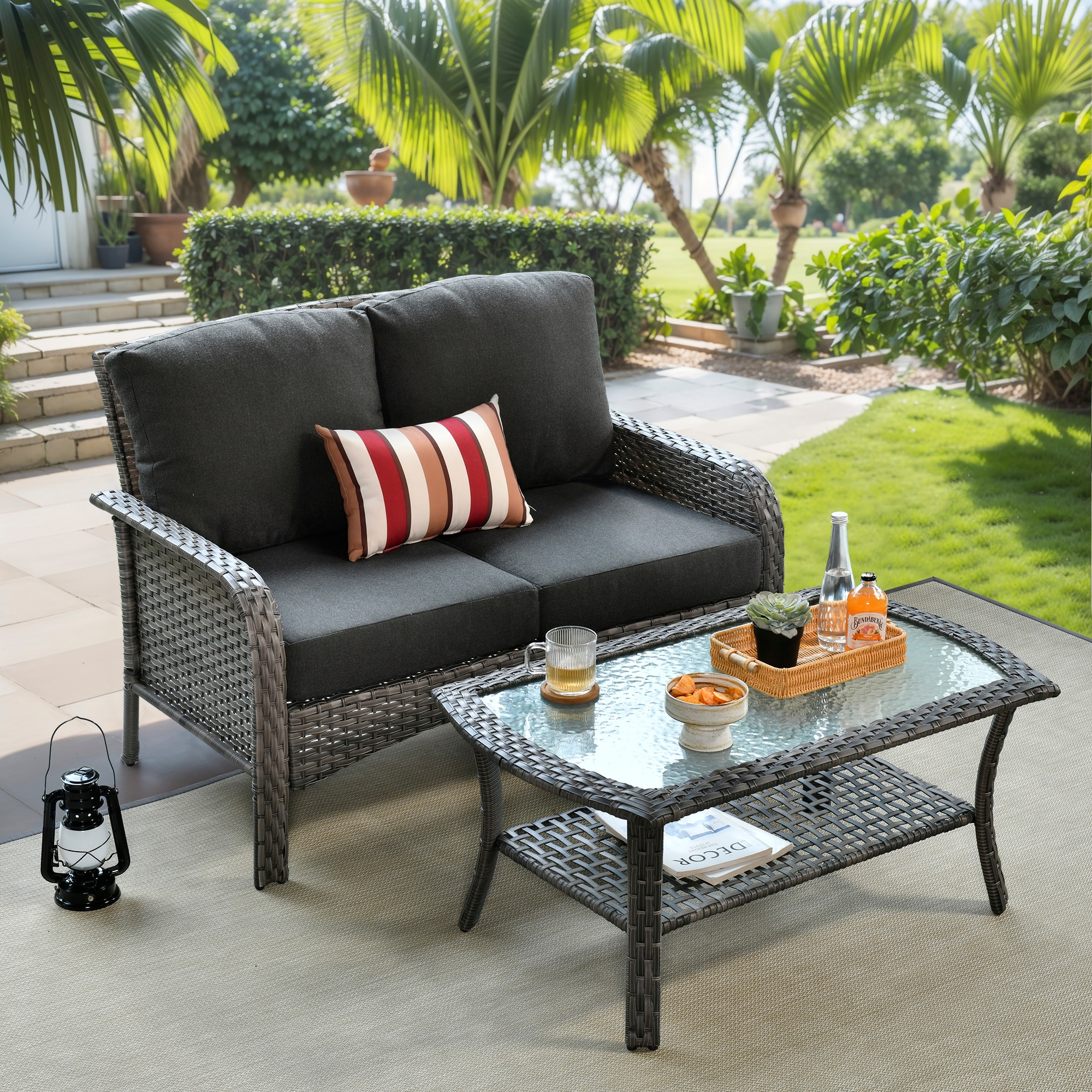 weaxty HMBYZGRS-GNDS105 Patio-Conversation-Sets - View #8