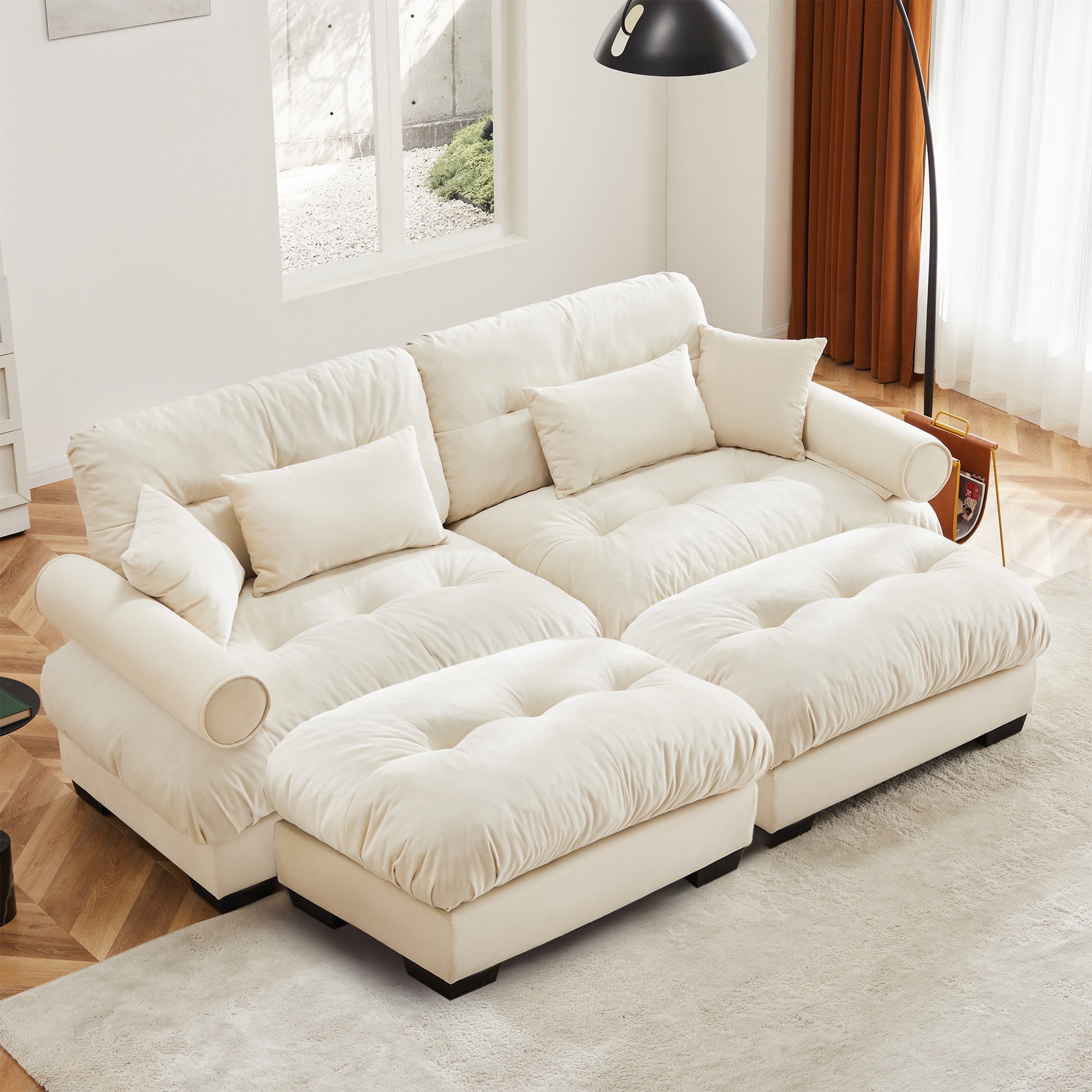 LUXEYARD Velvet Sofa