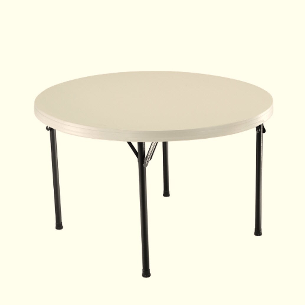 LIFETIME PRODUCTS 22968 46.5-ft x 46.5-ft Outdoor Circle Plastic White