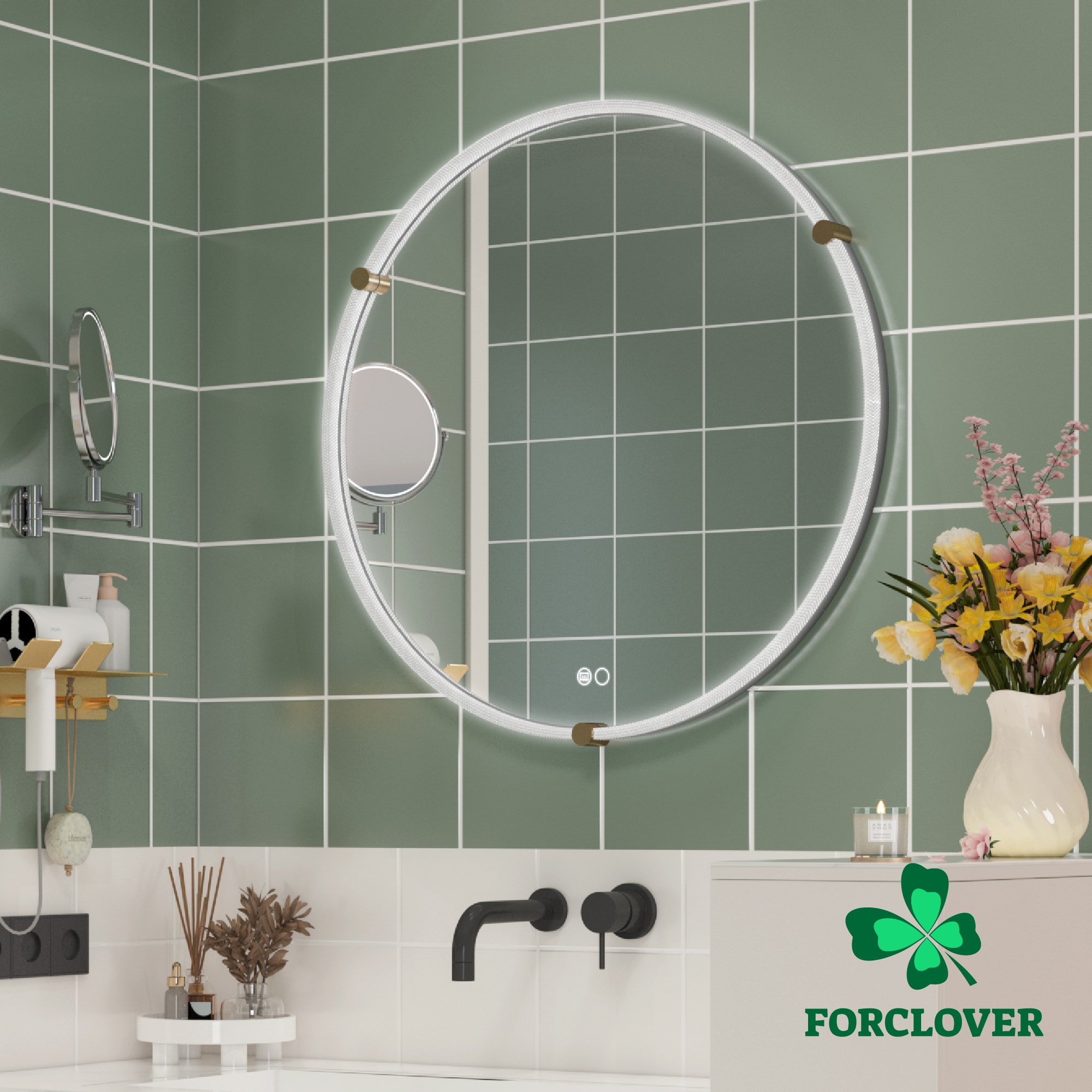 Forclover EVR-BM02 Framed-Bath-Mirrors - View #9
