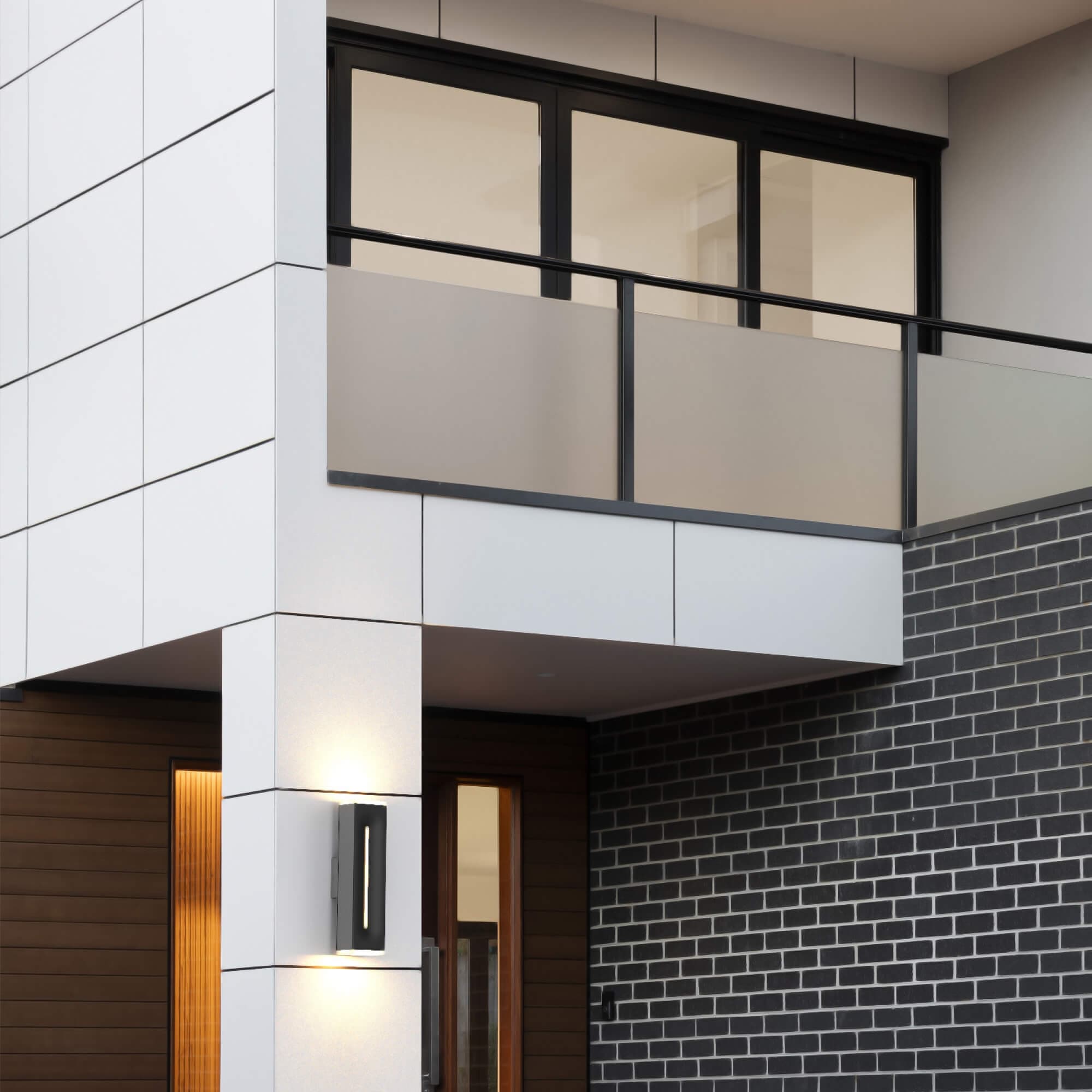DALS Lighting LWJ24-CC-BK Outdoor-Wall-Lighting - View #2