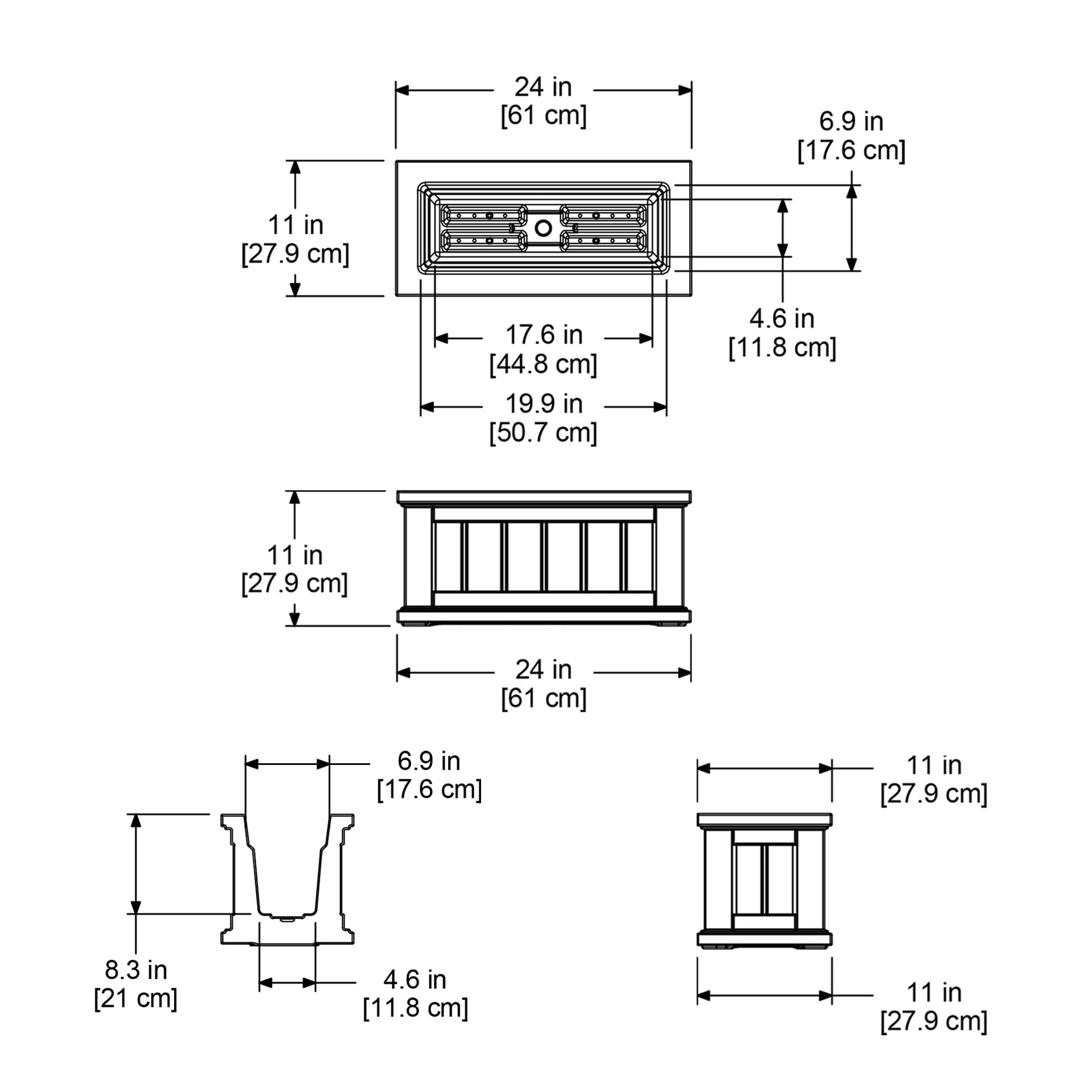 Mayne 4839-W Planter-Window-Box - View #6