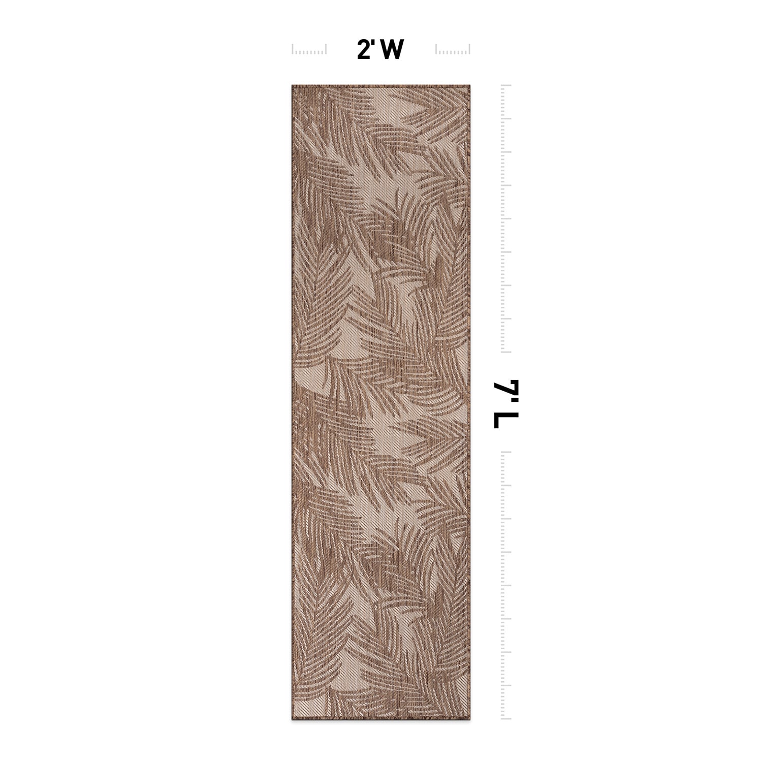 World Rug Gallery 117BROWN2X7 rugs - View #3
