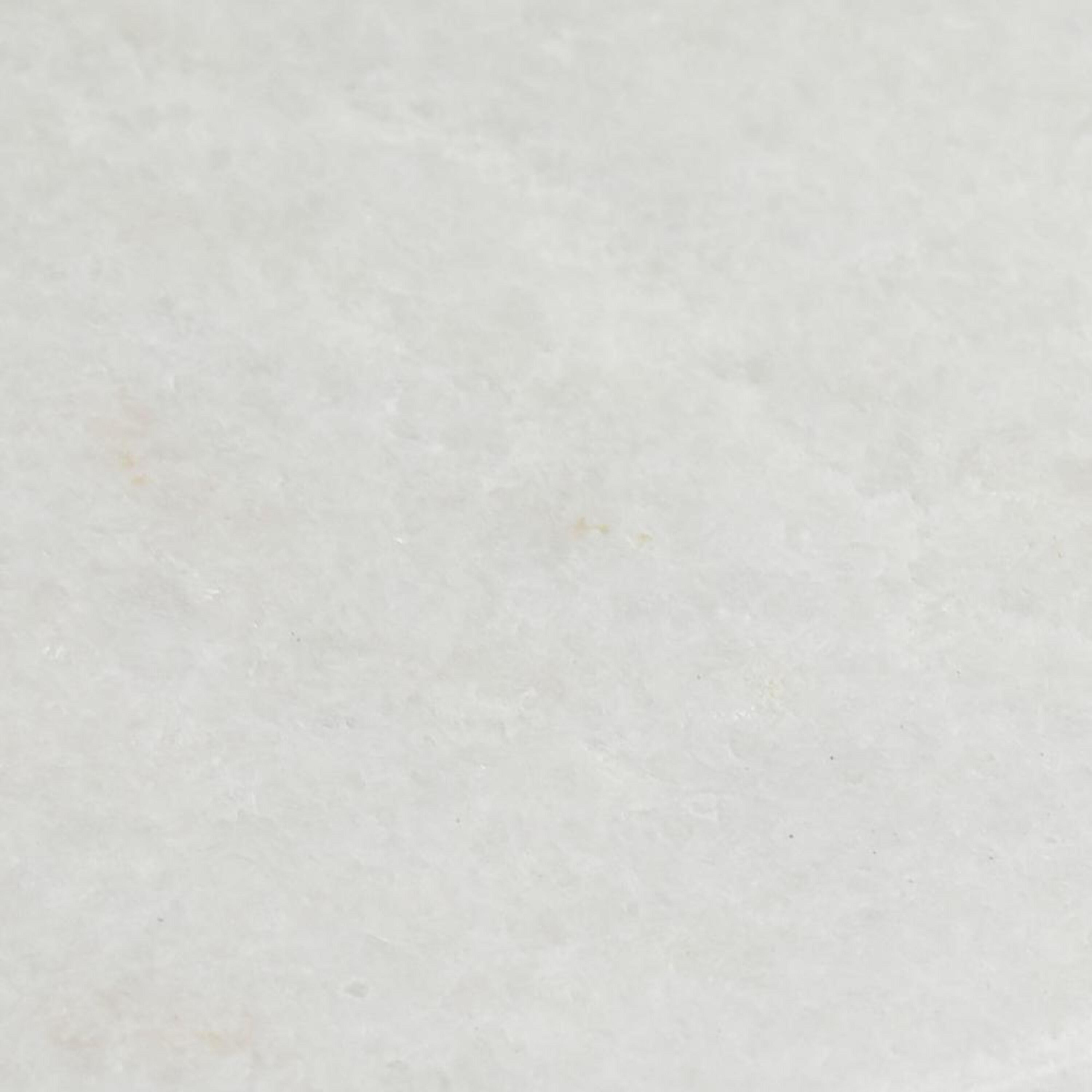 White Marble Ring Sculpture with Wood Base