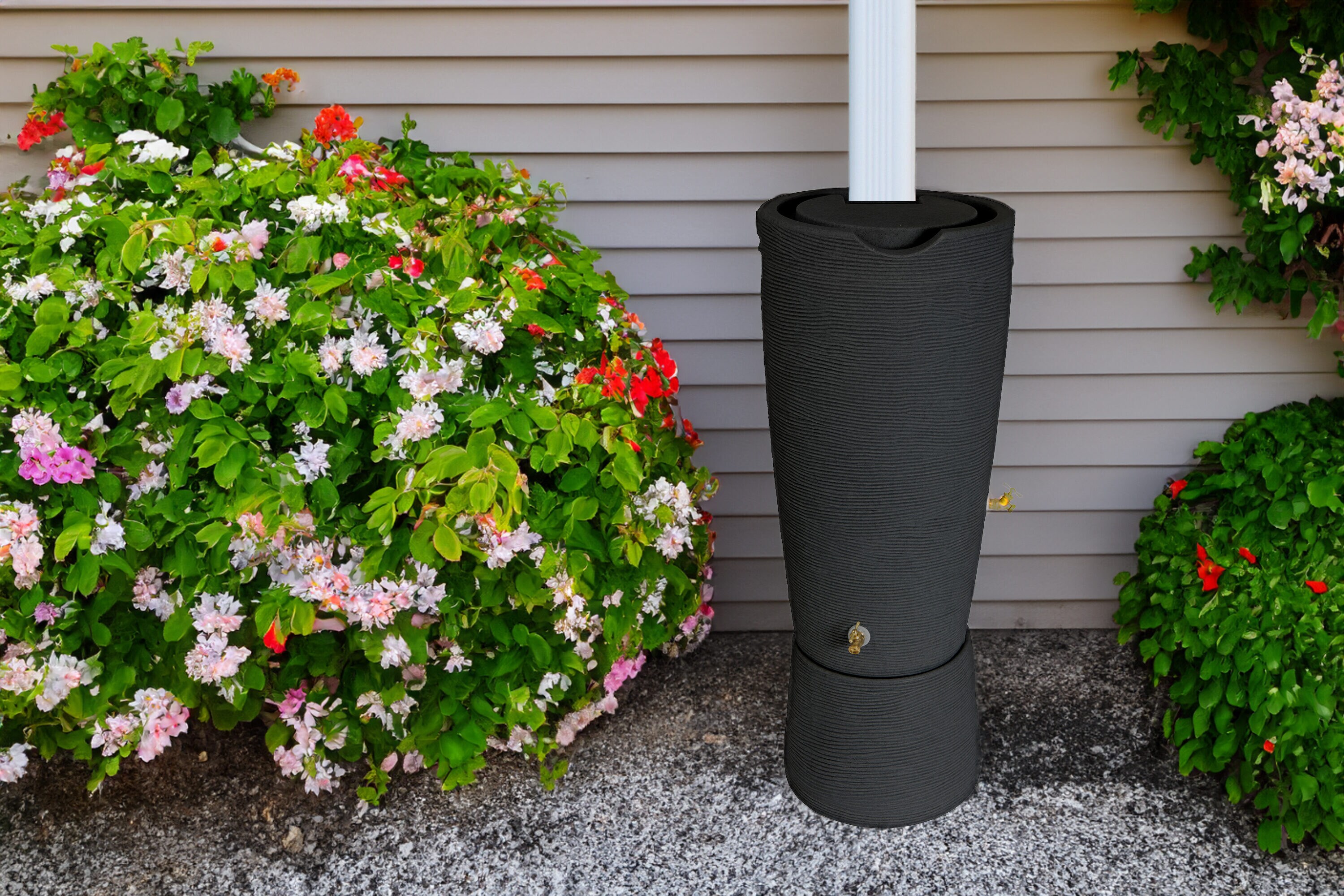 Good Ideas IM-STO50-2P-BLK Rain-Barrels - View #10
