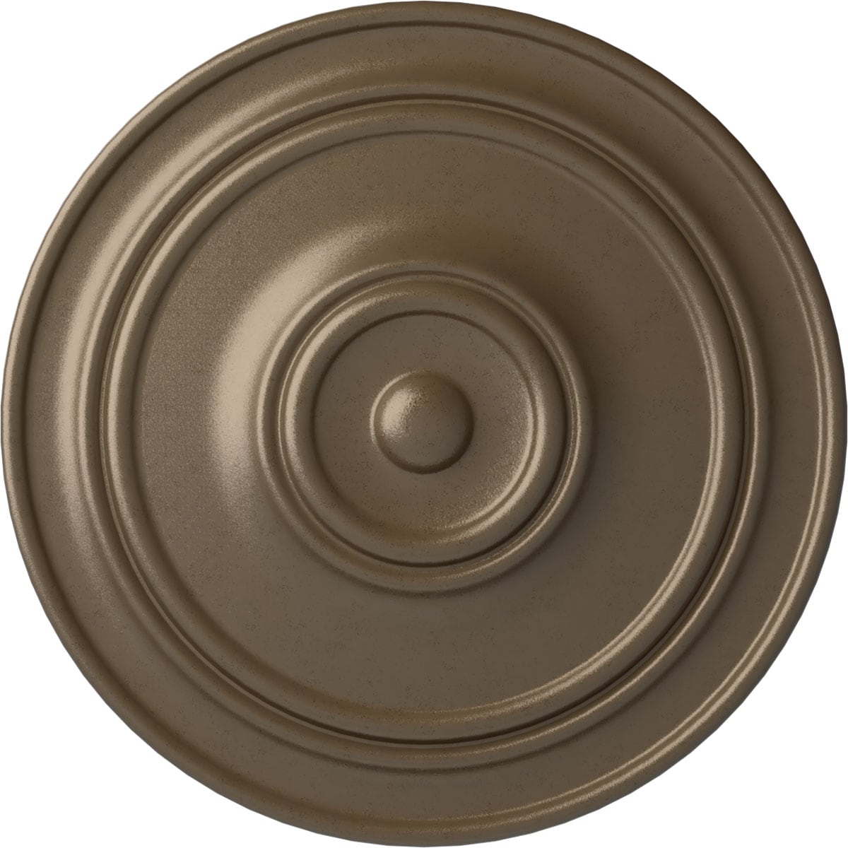 Ekena Millwork CM22CLWSS Classic 21.875-in W x 21.875-in L Warm Silver Polyurethane Ceiling Medallion