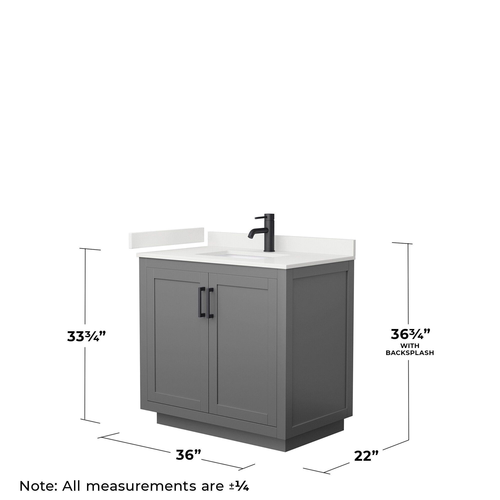 Wyndham Collection WCF292936SGBWQUNSMXX Bath-Vanity-Combo - View #5