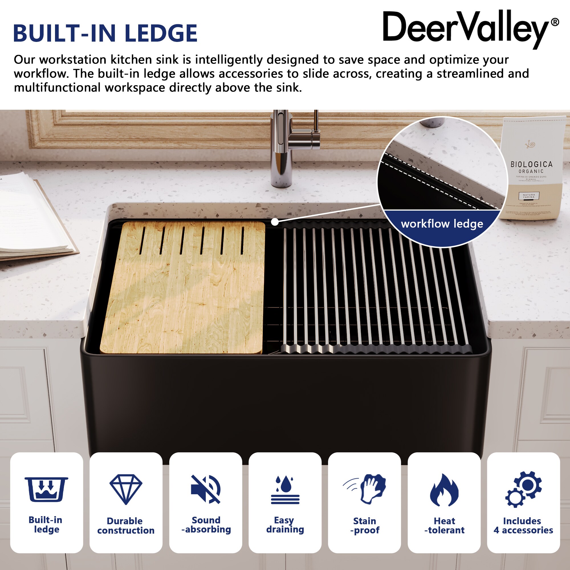 DeerValley DV-1K0257B Kitchen-Sinks - View #4