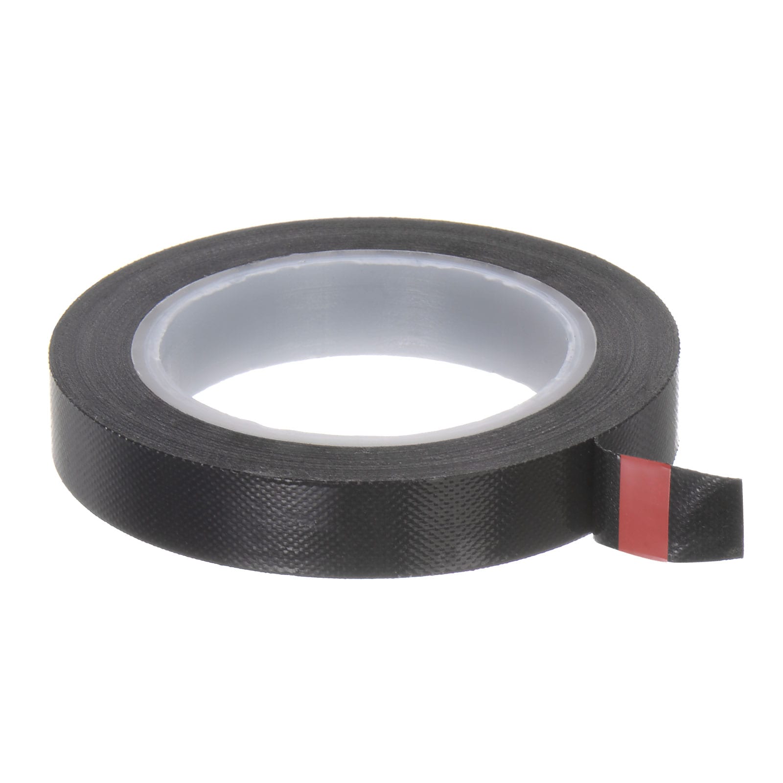 Harfington Fabric PTFE Tape Roll 0.4in x 33 ft High Temperature PTFE Adhesive Tape 0.13mm Thickness for Vacuum Sealer Machine Hand Impulse Sealers Black