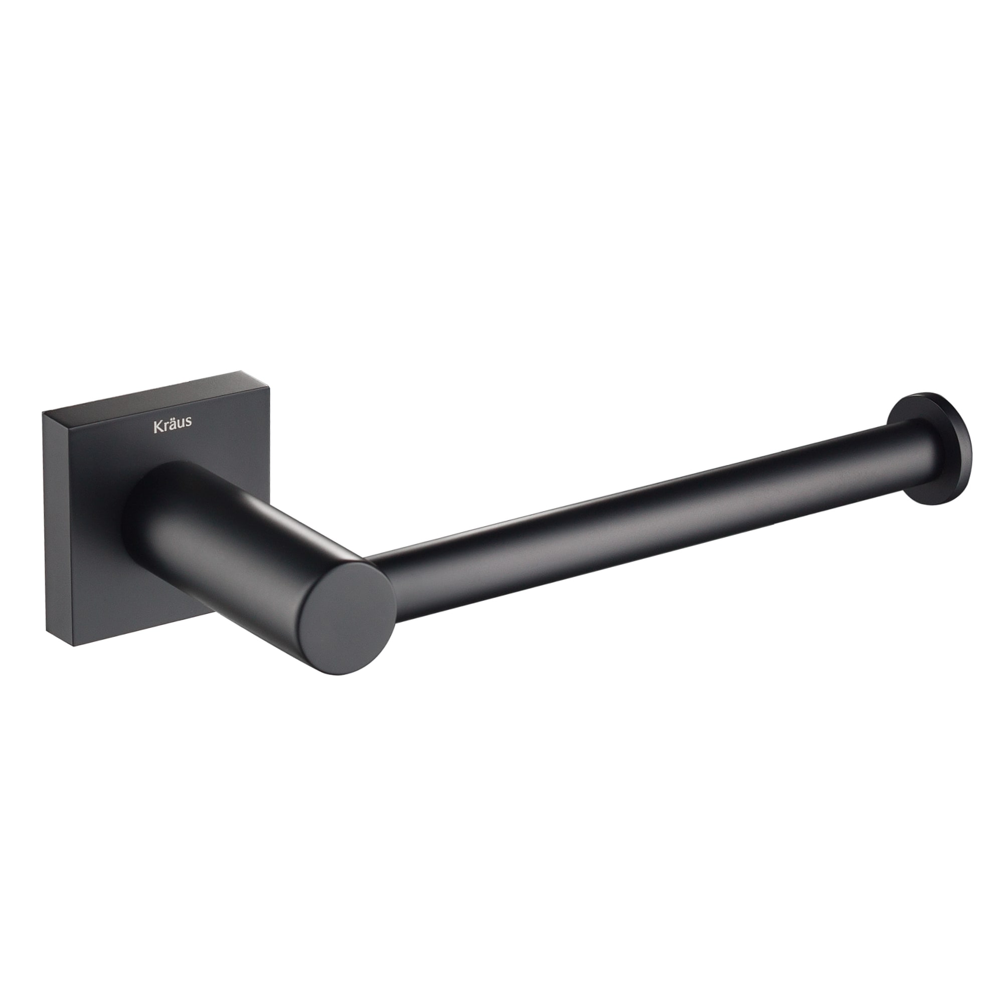 Delta Becker Matte Black Wall Mount Euro Toilet Paper Holder with Storage  in the Toilet Paper Holders department at