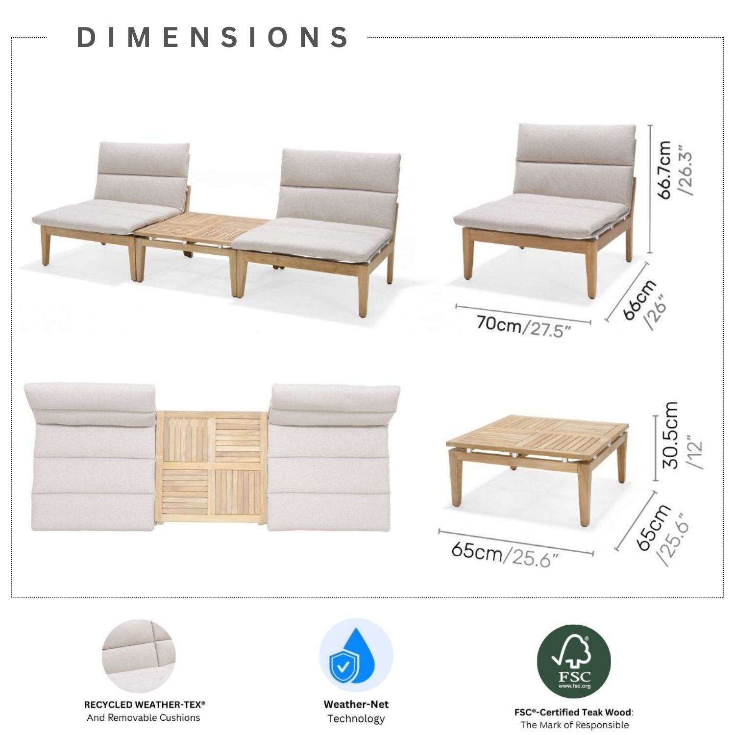 Amazonia ARNO8PCCSN Patio-Sofas-Daybeds - View #3
