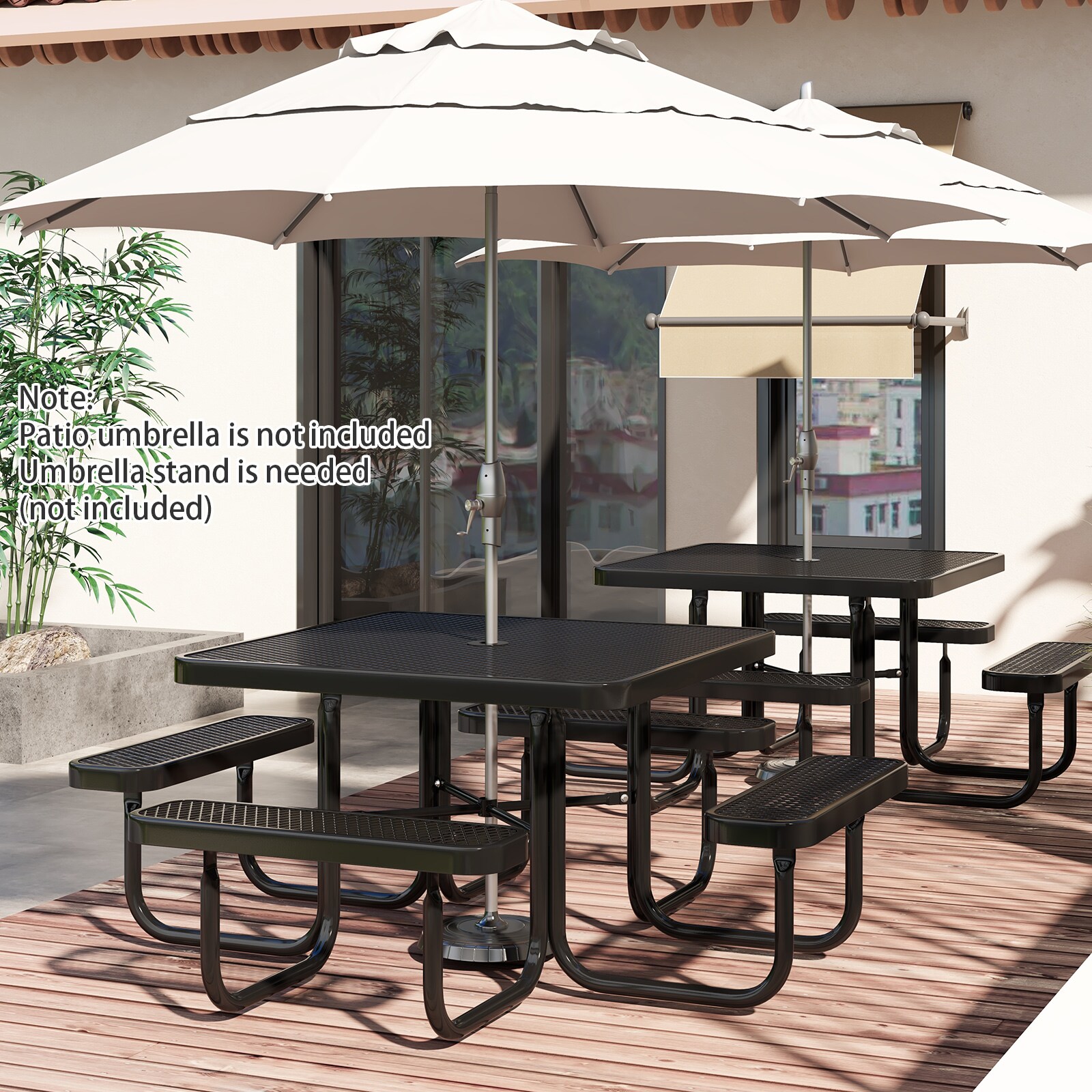Forclover HYFL-97BK+ Picnic-Tables - View #6