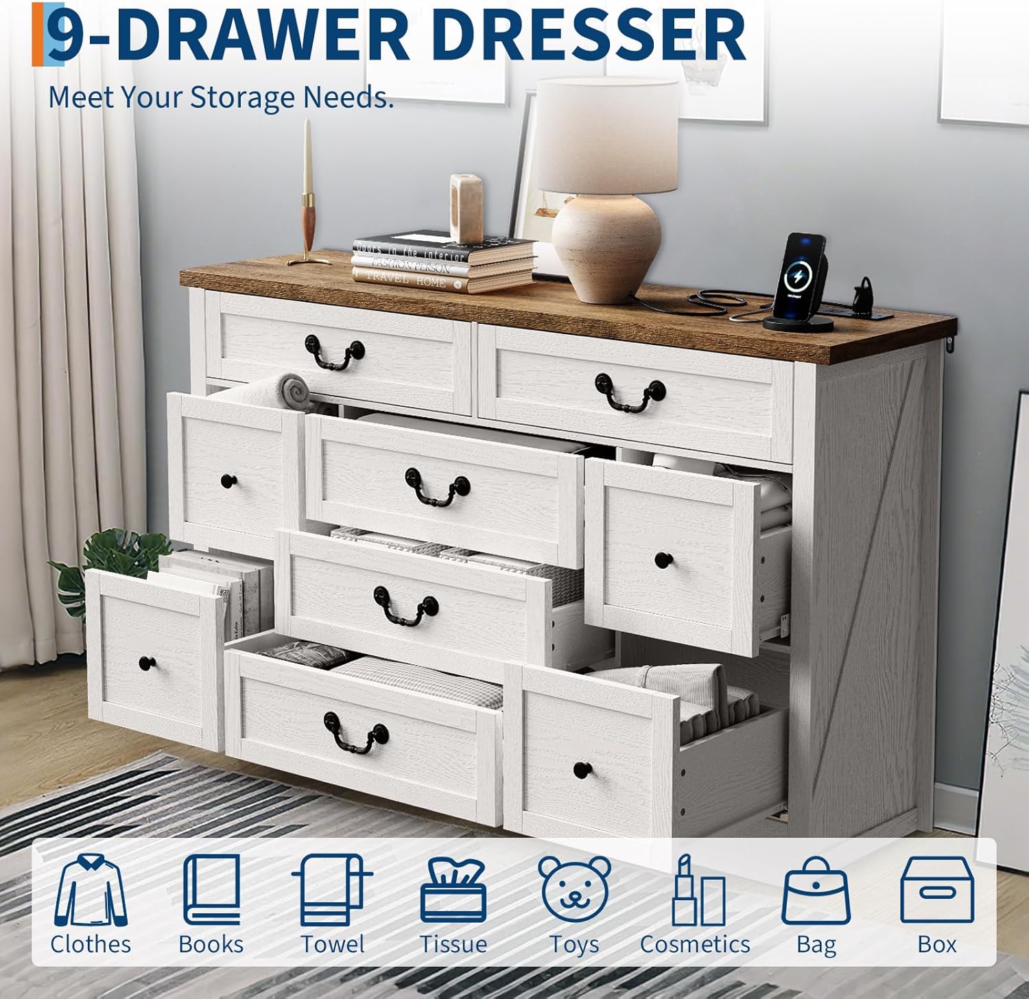 Qeetex D23PHO34QYABKC dressers - View #5