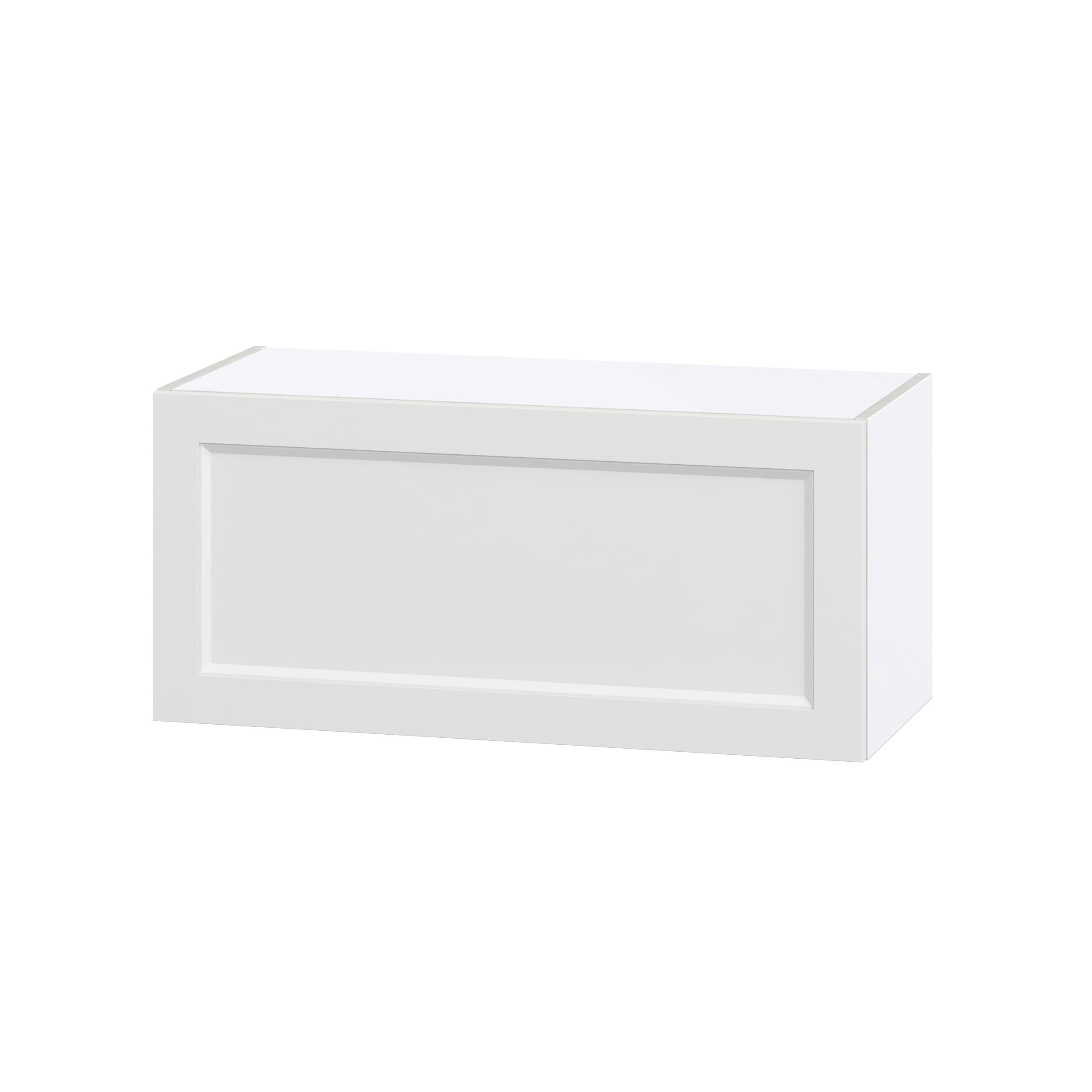 Hugo&Borg Riviera 27-in W x 15-in H x 14-in D Bright White Wall Fully Assembled Cabinet (Recessed Panel Shaker Door Style)