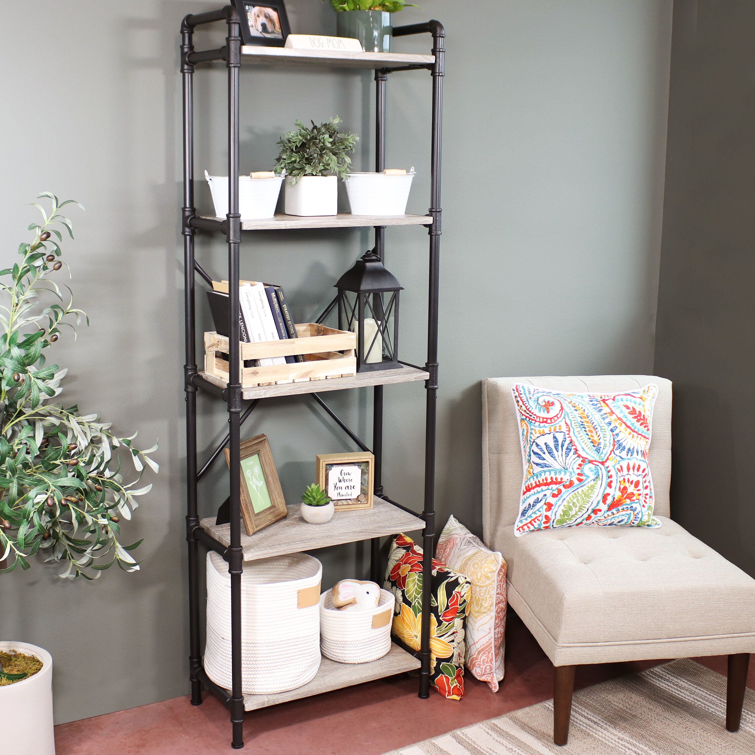 Sunnydaze Decor JAH-454 bookcases - View #5