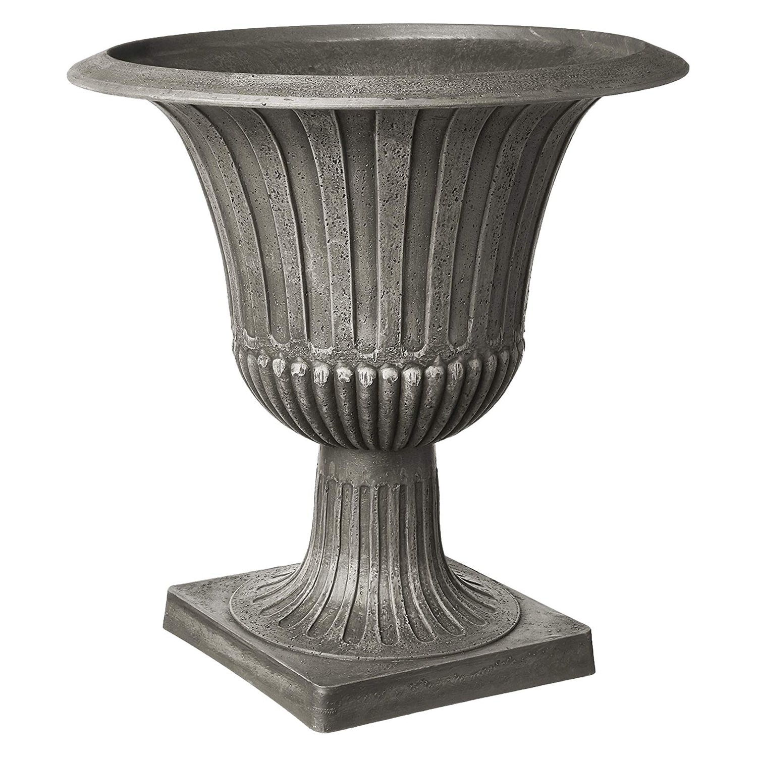 Arcadia Garden Products G50CT Urn 21.0-in W Medium Gray Plastic Indoor/Outdoor Planter