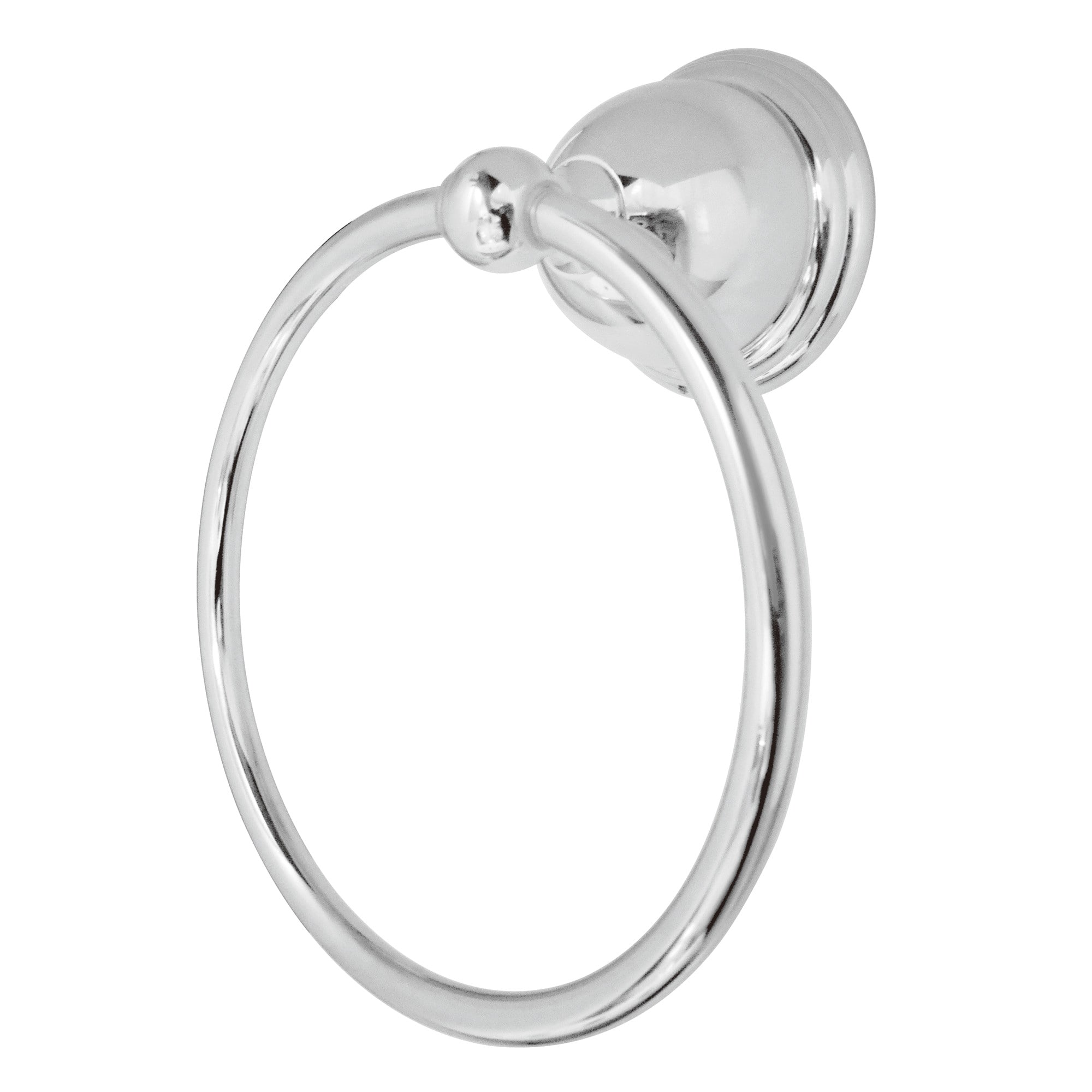 Kingston Brass WL39641 Restoration Chrome Wall mount Single Towel Ring