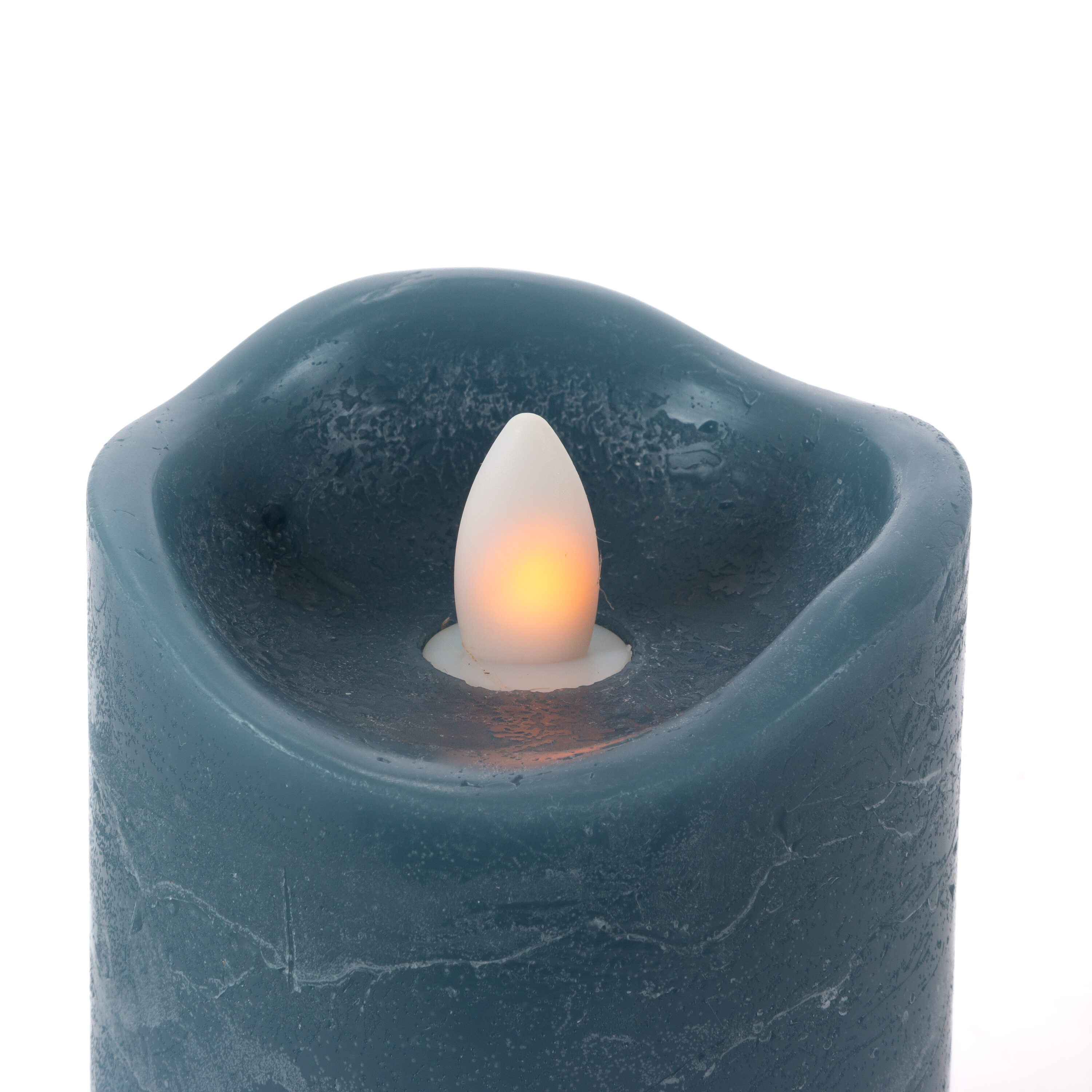 Everlasting Glow Home 3-Pack 1-Wick Unscented Blue Flameless LED Electric  Candle at