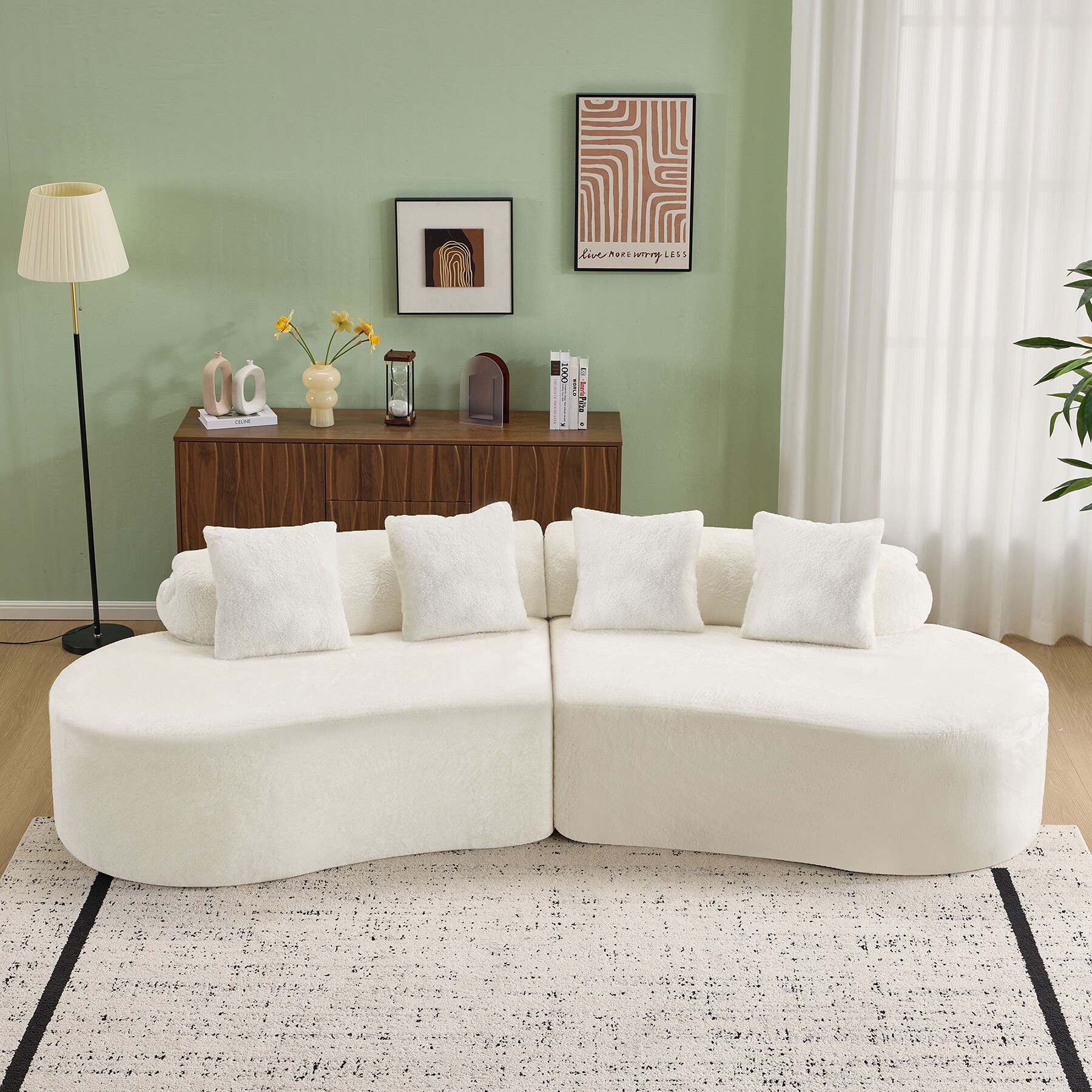 SINOFURN SYA370039BK Sofas-Loveseats - View #3