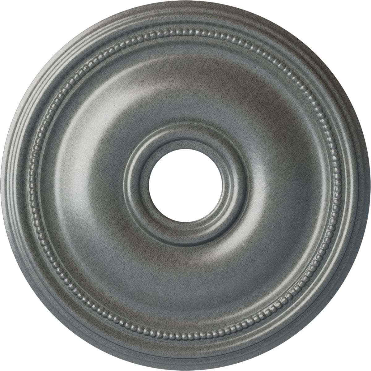 Ekena Millwork CM18BRPLS Bradford 18.125-in W x 18.125-in L Painted Platinum Polyurethane Whole Ceiling Medallion