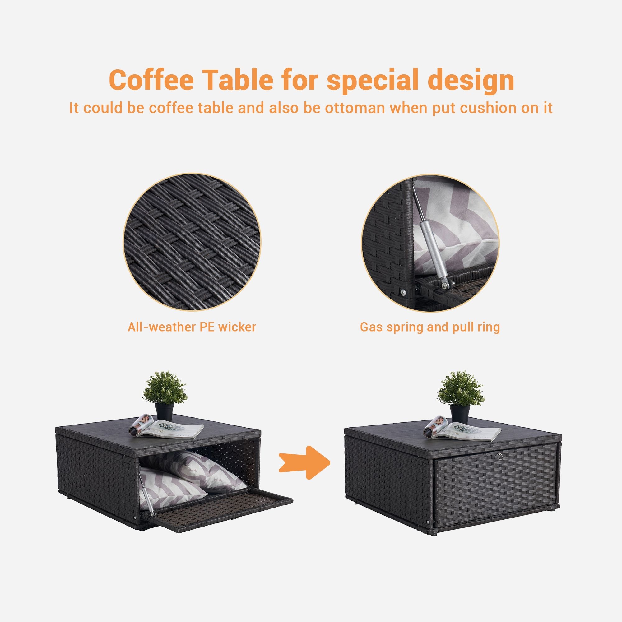 SANSTAR L-WS-LP3-LY Patio-Conversation-Sets - View #6