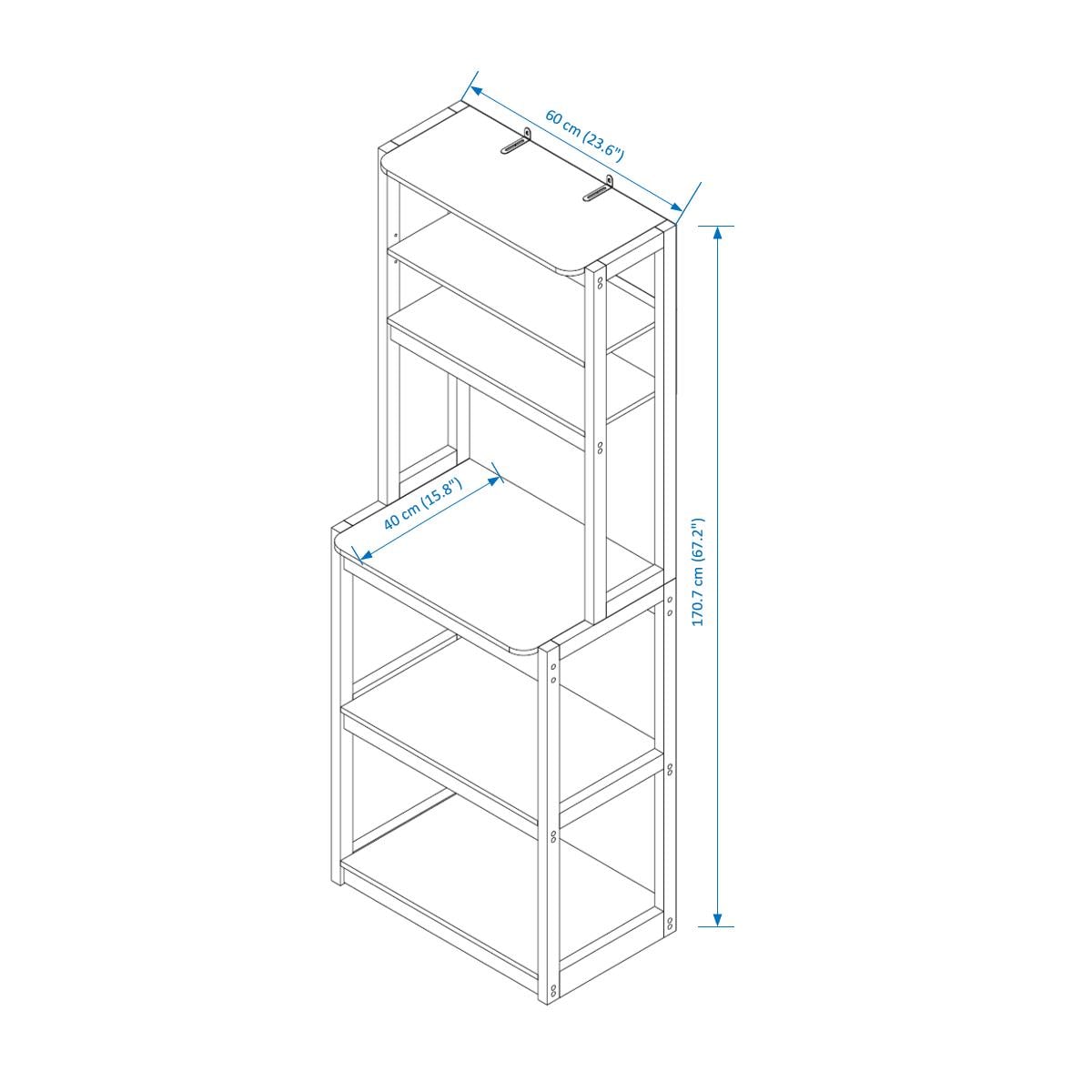Blisstyle Y6F137GB Dining-Kitchen-Storarge - View #5