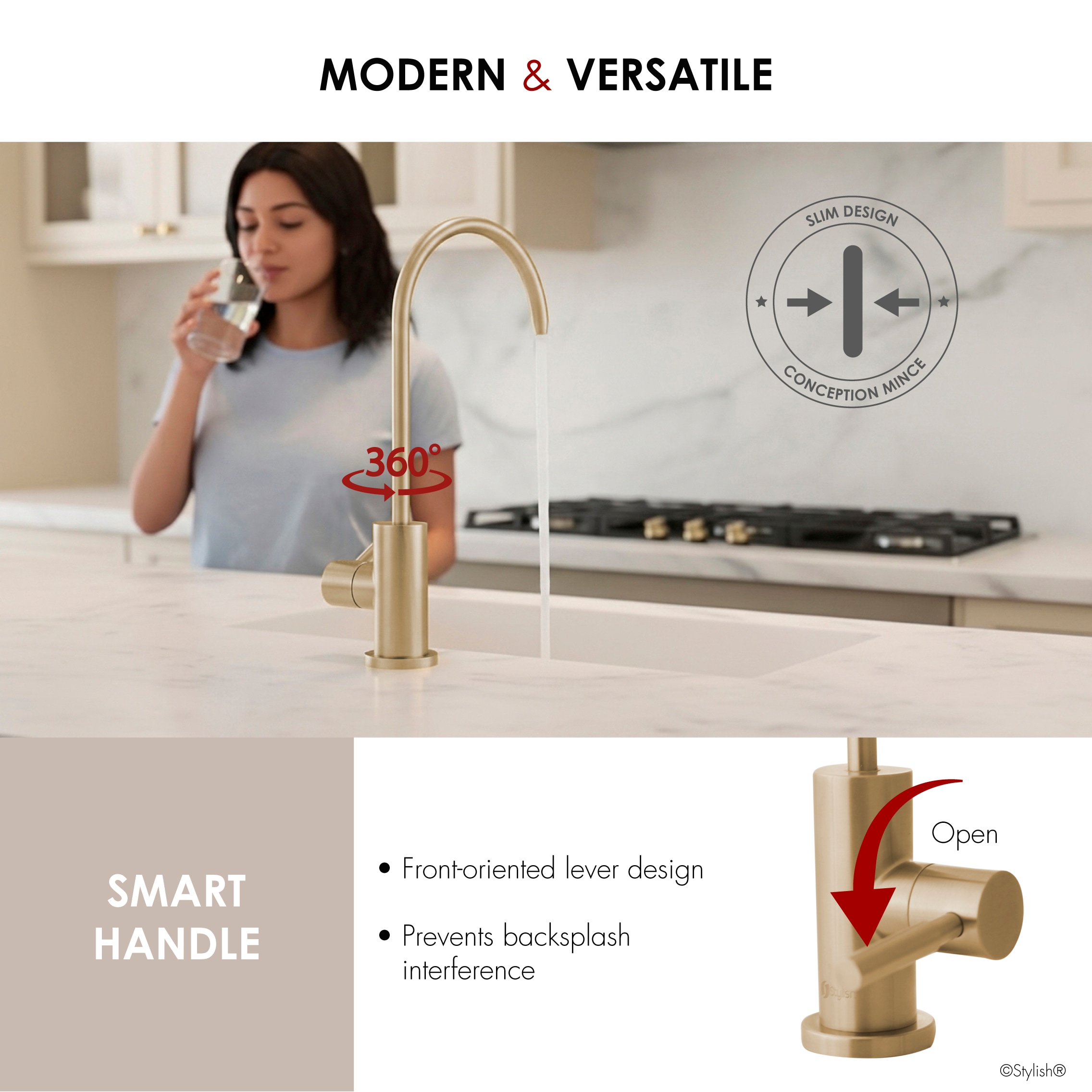 Stylish K-142G1 Kitchen-Faucets - View #5