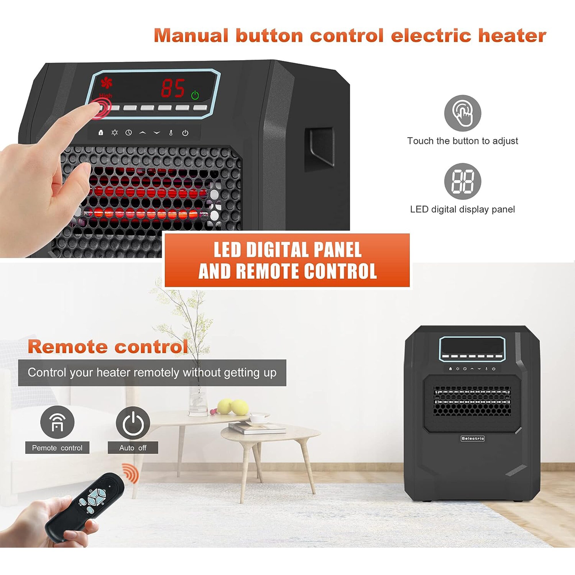 Selectric 322667 Portable-Electric-Heat - View #6