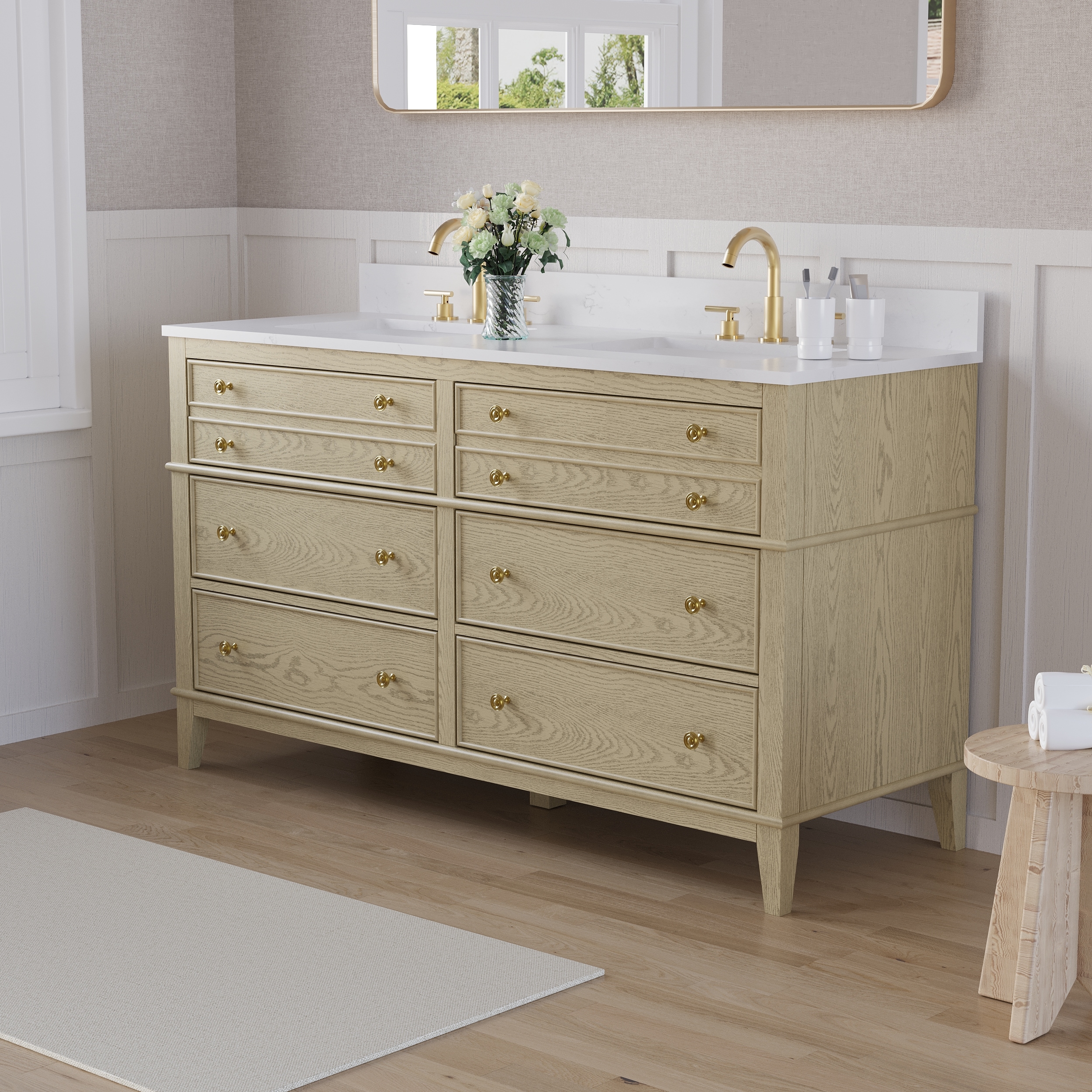 WELLFOR BCB1548RG -LS Bath-Vanity-Combo - View #7
