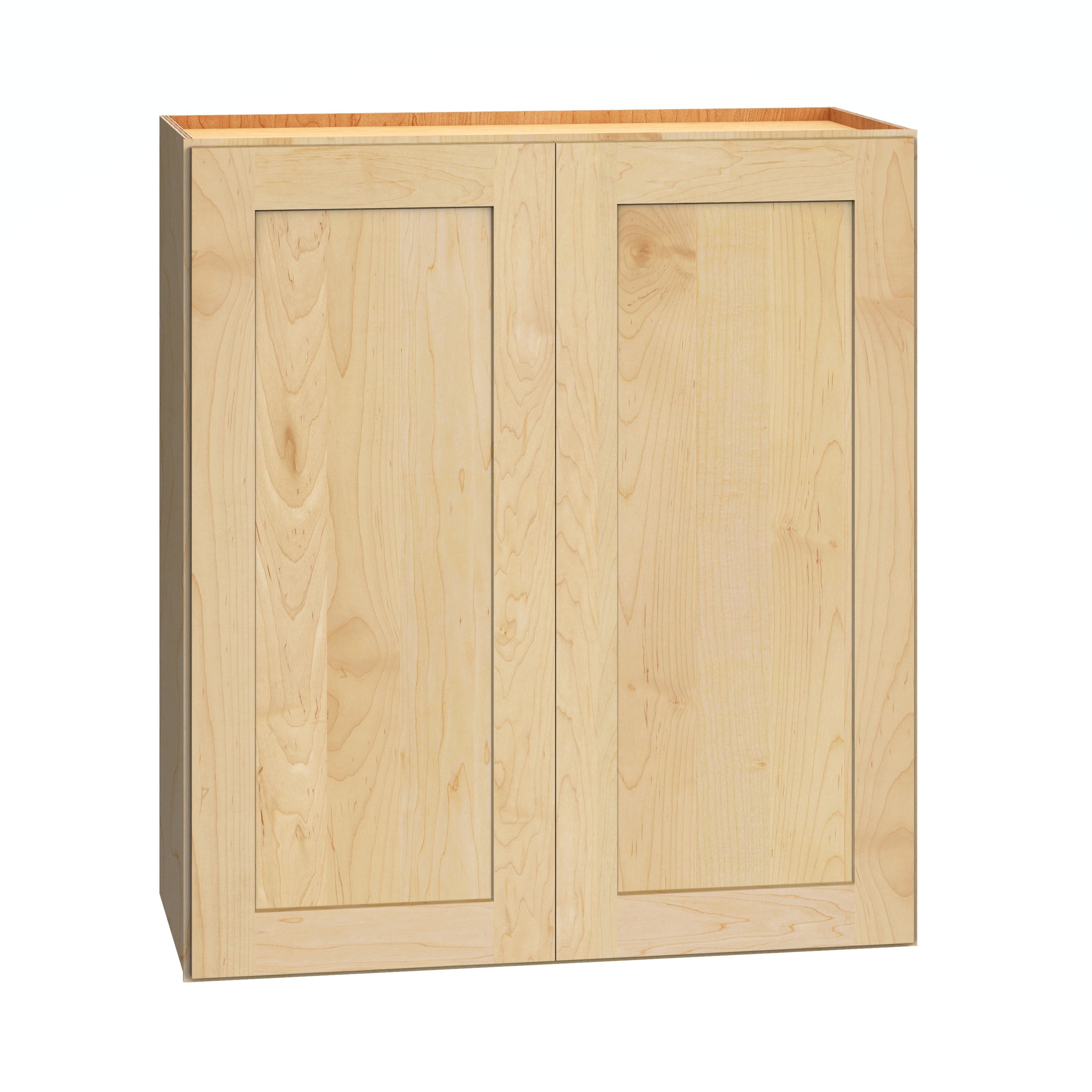 Diamond Express 62J-W2730 Jamestown 27-in W x 30-in H x 12-in D Natural Light Brown Wall Fully assembled Plywood Cabinet Recessed Panel Shaker