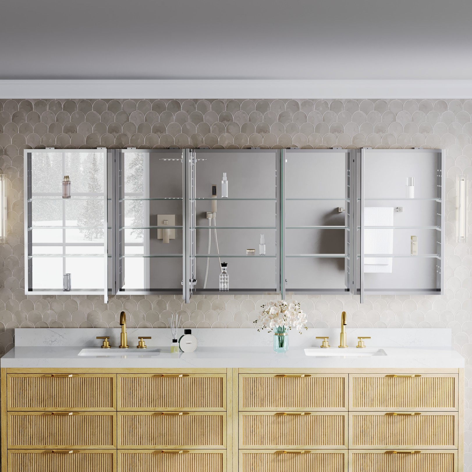 WELLFOR JRA20R16R20L16L20L32 Bathroom-Medicine-Cabinets - View #11