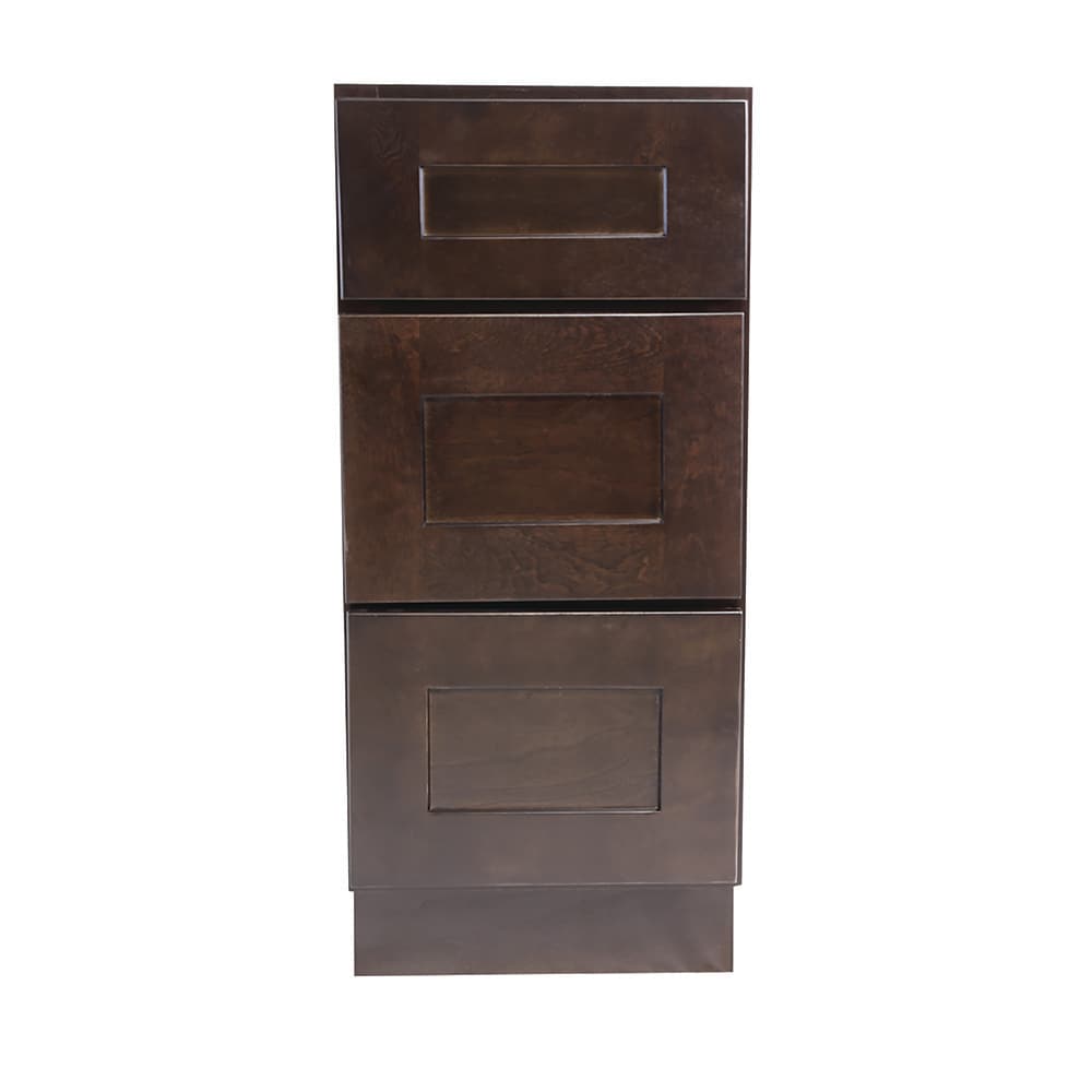 Design House Brookings 18 Fully Assembled Kitchen Base Cabinet, Espresso Shaker