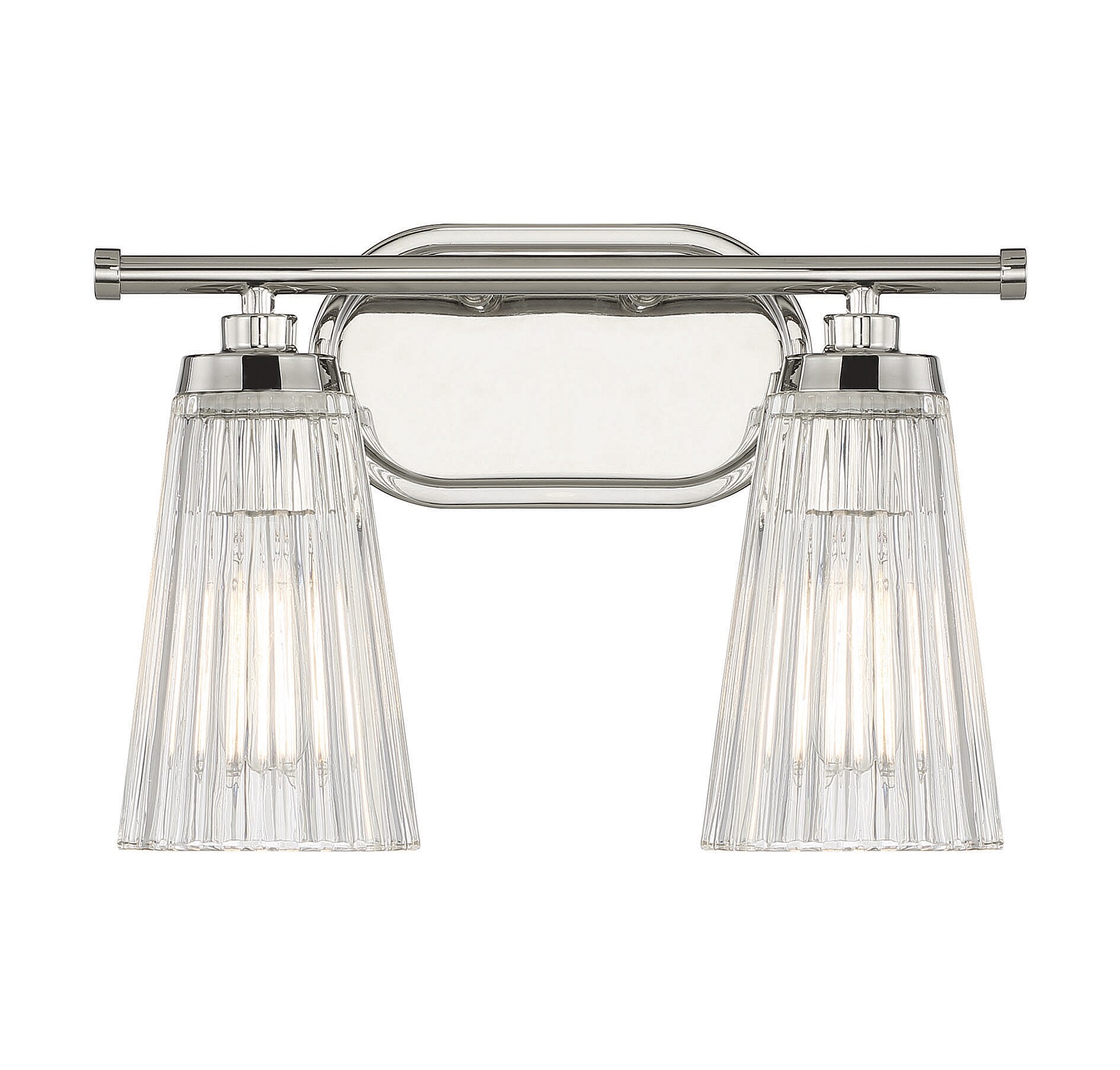 Savoy House Essentials 8-1745-2-109 Chantilly 14-in 2 -Light Polished Chrome Traditional Vanity light