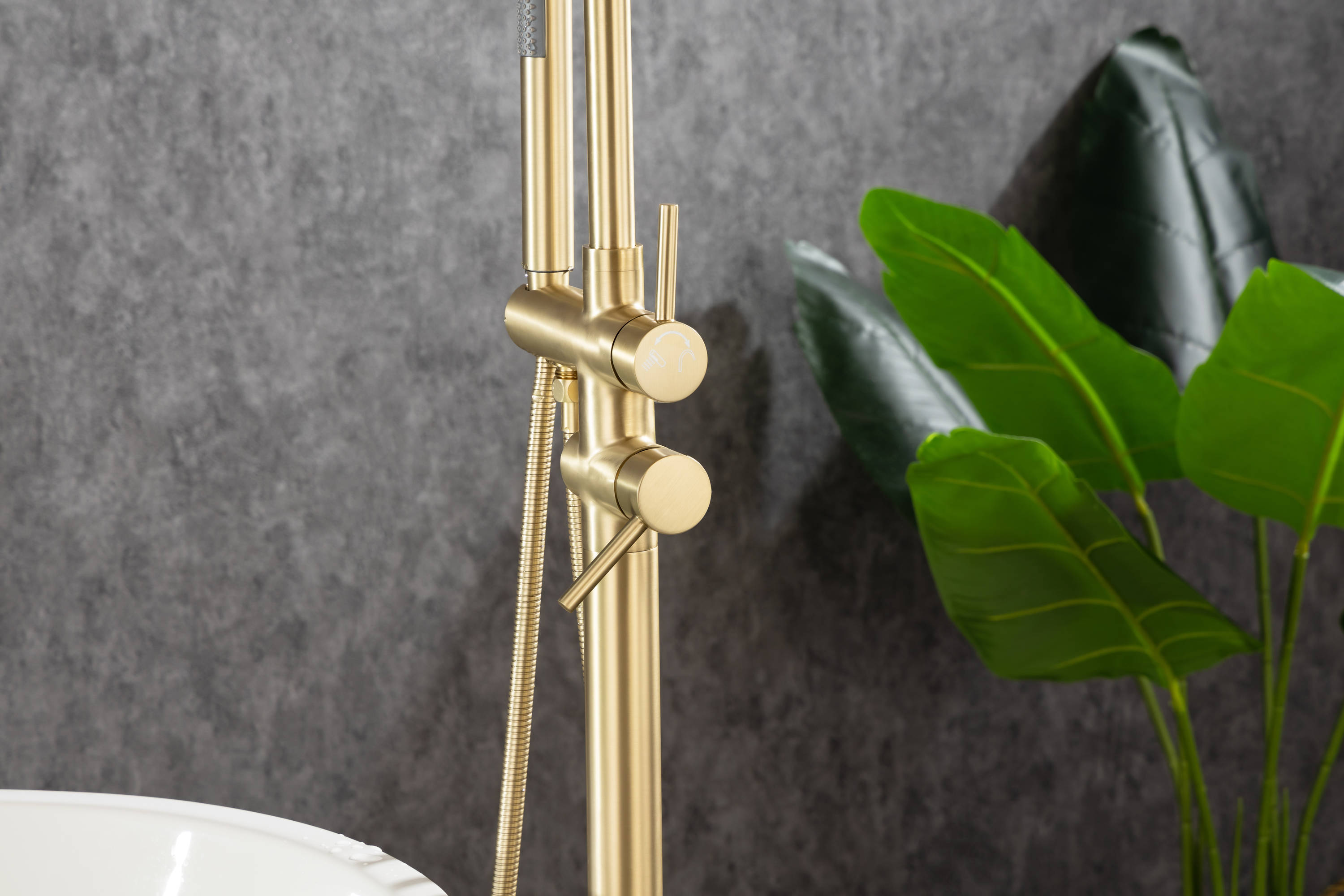 WELLFOR DB-BT4H Roman-Tub-Faucets - View #12