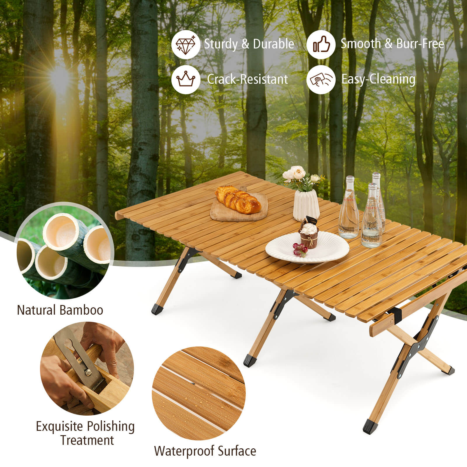 Forclover HYFE-10787NA Picnic-Tables - View #9