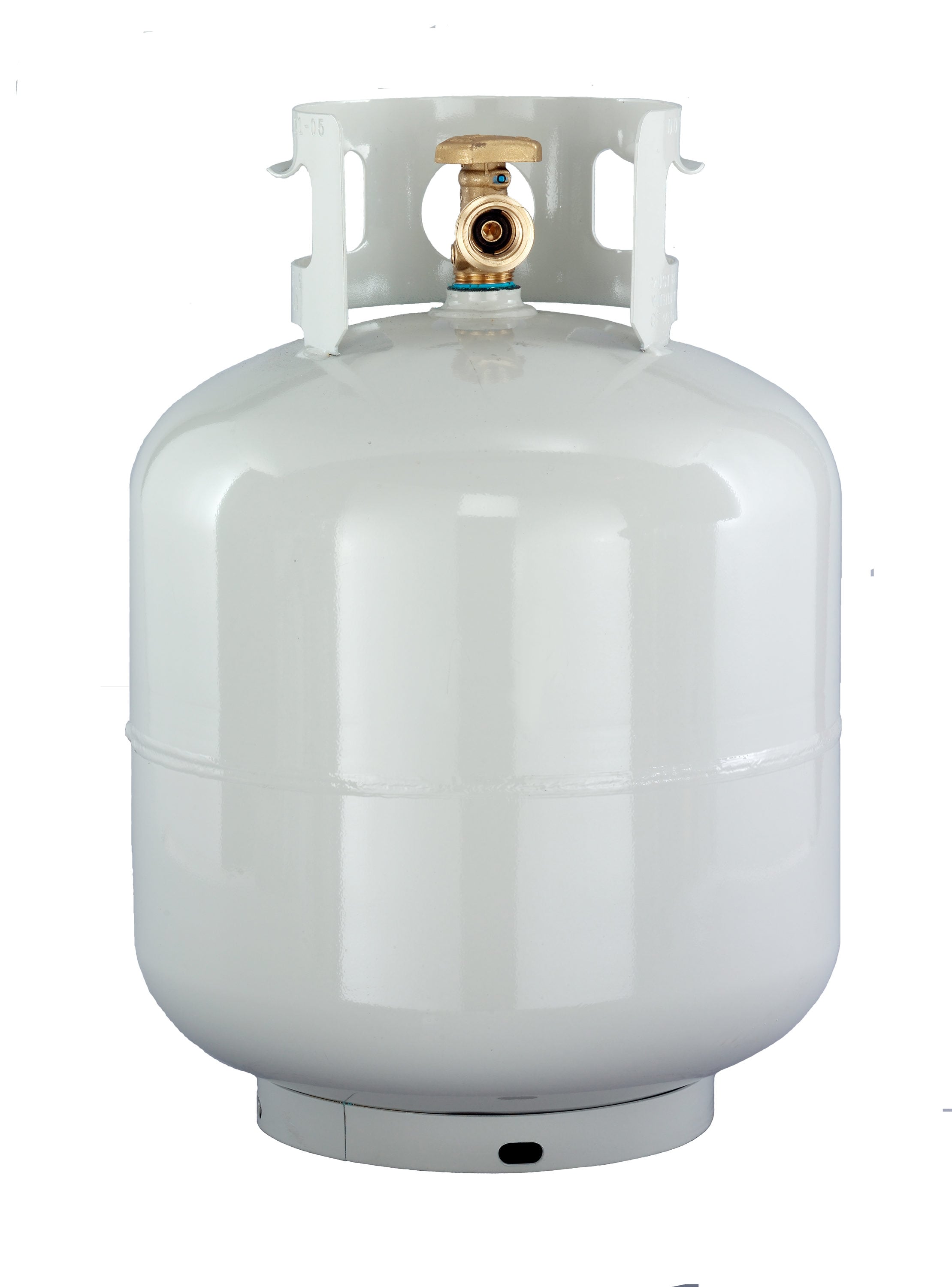 Bernzomatic Refillable/Exchangeable Off-white Steel Propane Tank 20 lbs -  Easy Purging and Filling - Overfill Protection Device