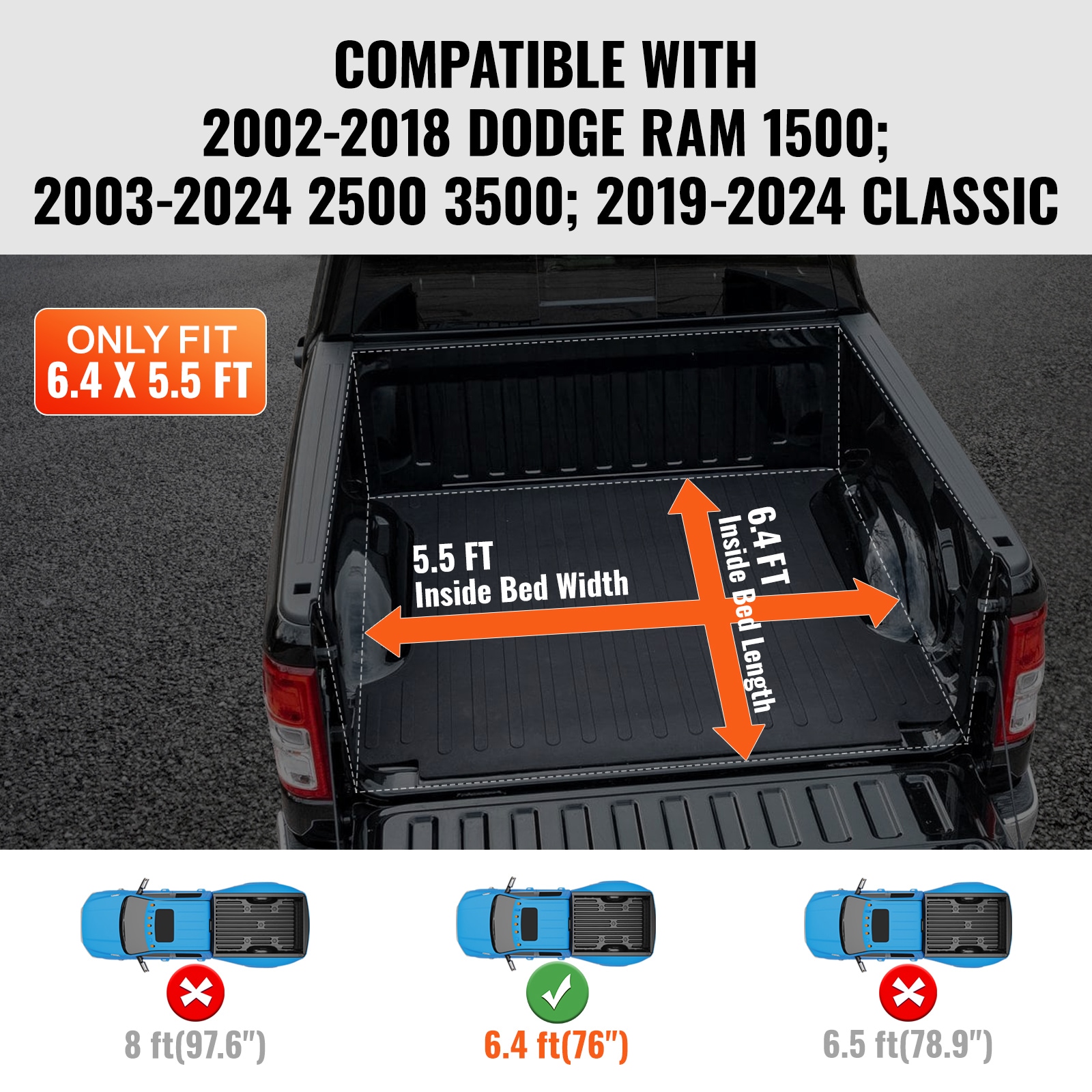 VEVOR JQSKCHBXGJQSYTYBSV0 Truck-Accessories - View #3