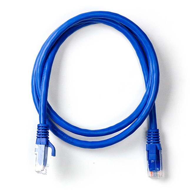 Legrand On-Q 3-ft Cat 6 Blue Ethernet Cable Coil in the Ethernet Cables  department at