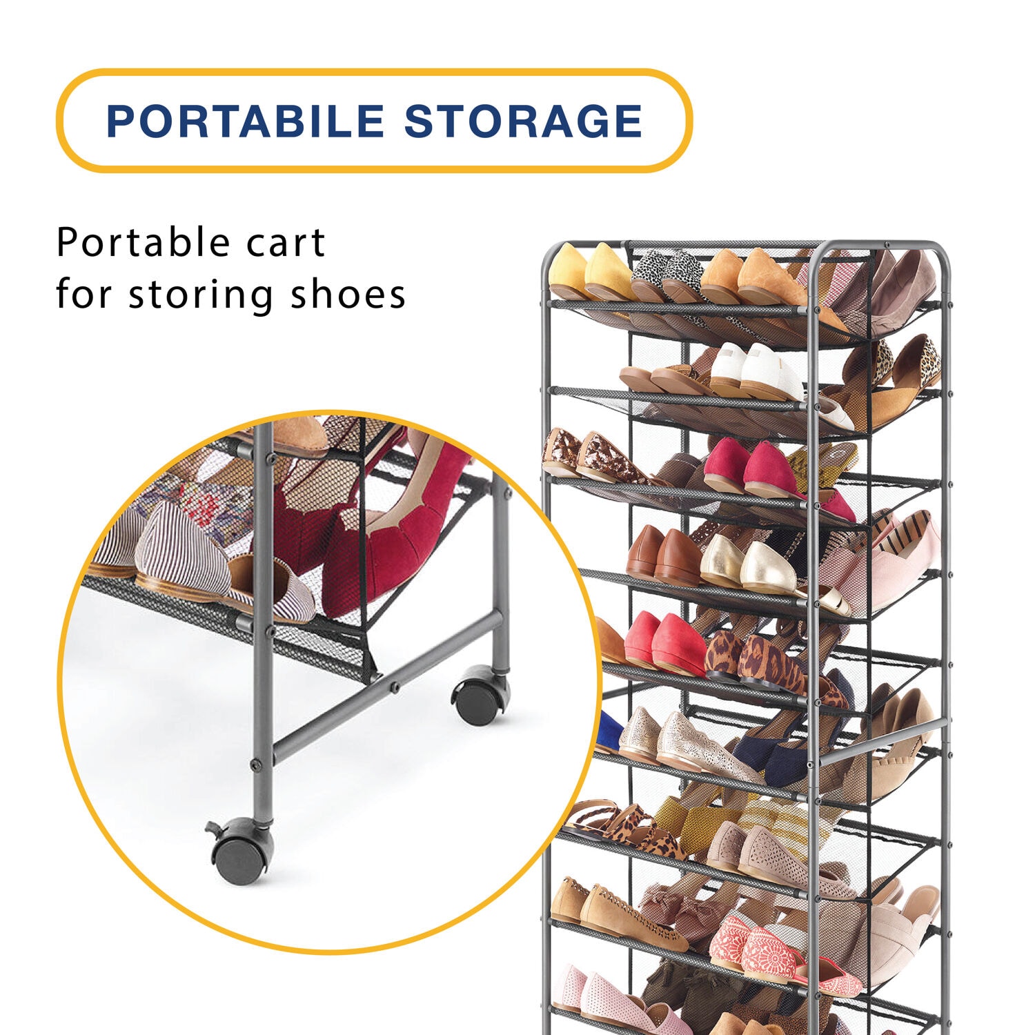 Whitmor 6037-10524-GM Shoe-Racks - View #3