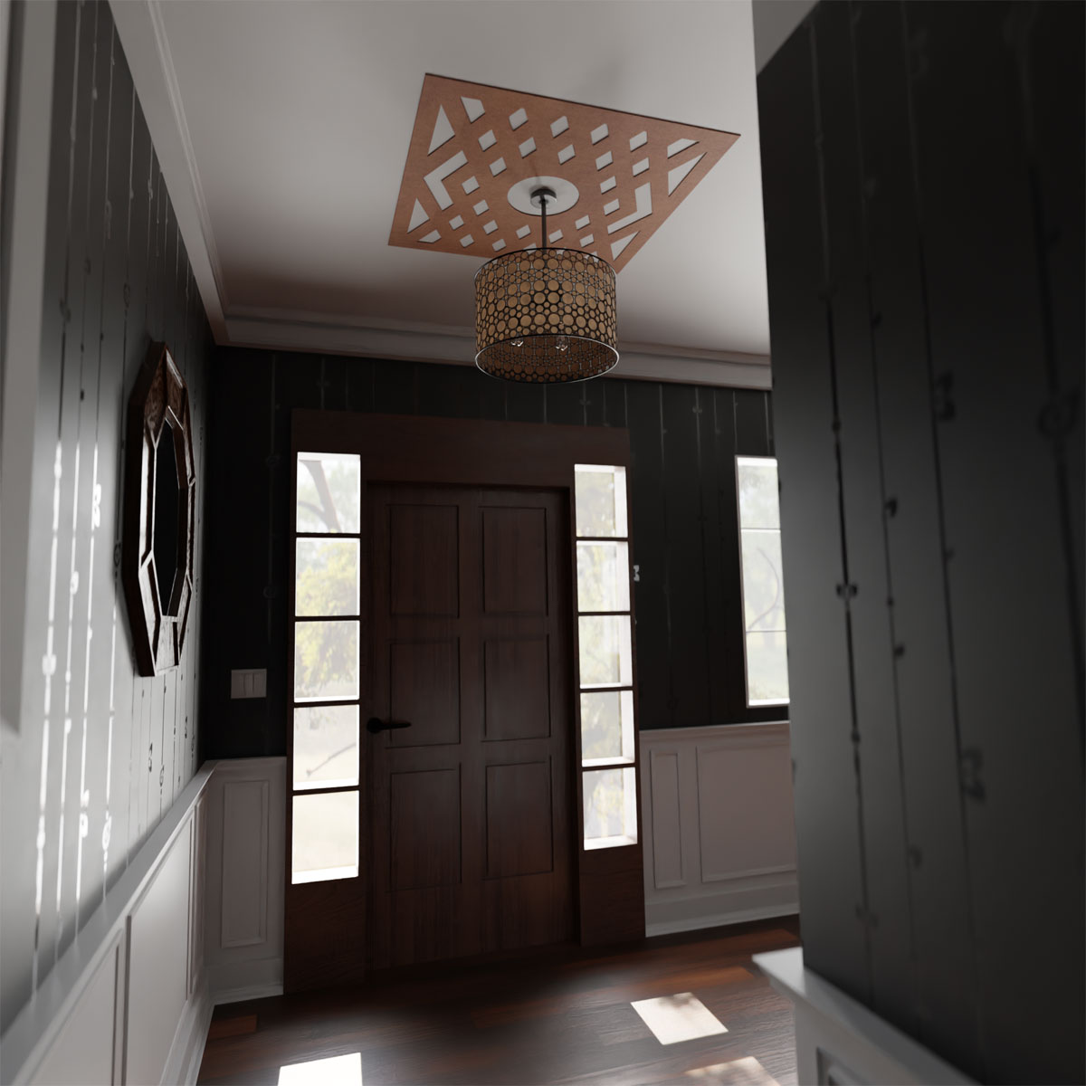 Ekena Millwork CMWP28X28X0250CHMF Ceiling-Medallions - View #5