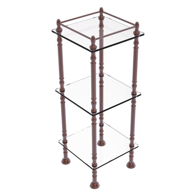 Allied Brass 14-in W x 38-in H x 14-in D Etageres Allied Brass 14-in W x 38-in H x 14-in D Etageres