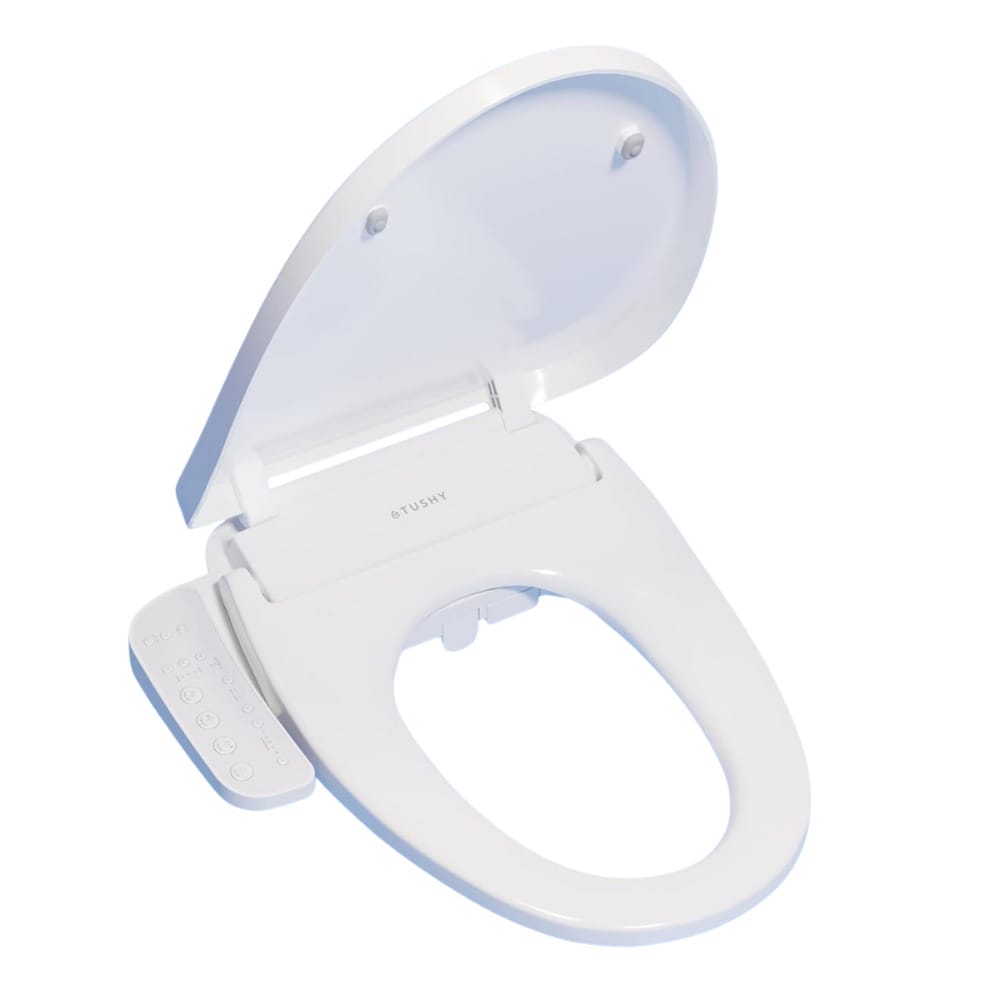 TUSHY  Cloud Electric Bidet Heated Elongated Toilet Seat with Instant Warm Water Dryer and Night Light