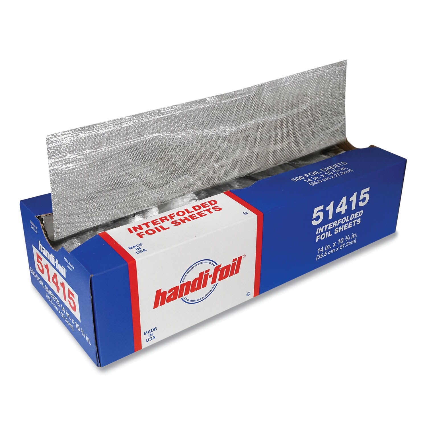 Handi-foil Interfolded Foil Sheets 10.75 x 14 500/Box 6 Boxes/Carton