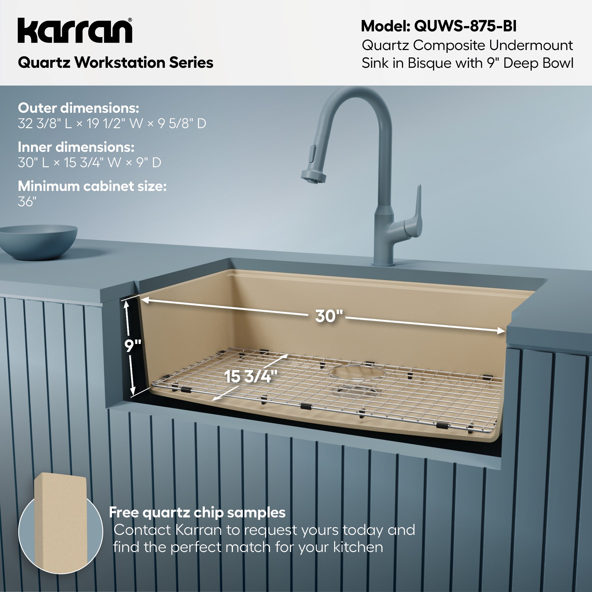 Karran QUWS-875-BI Kitchen-Sinks - View #8